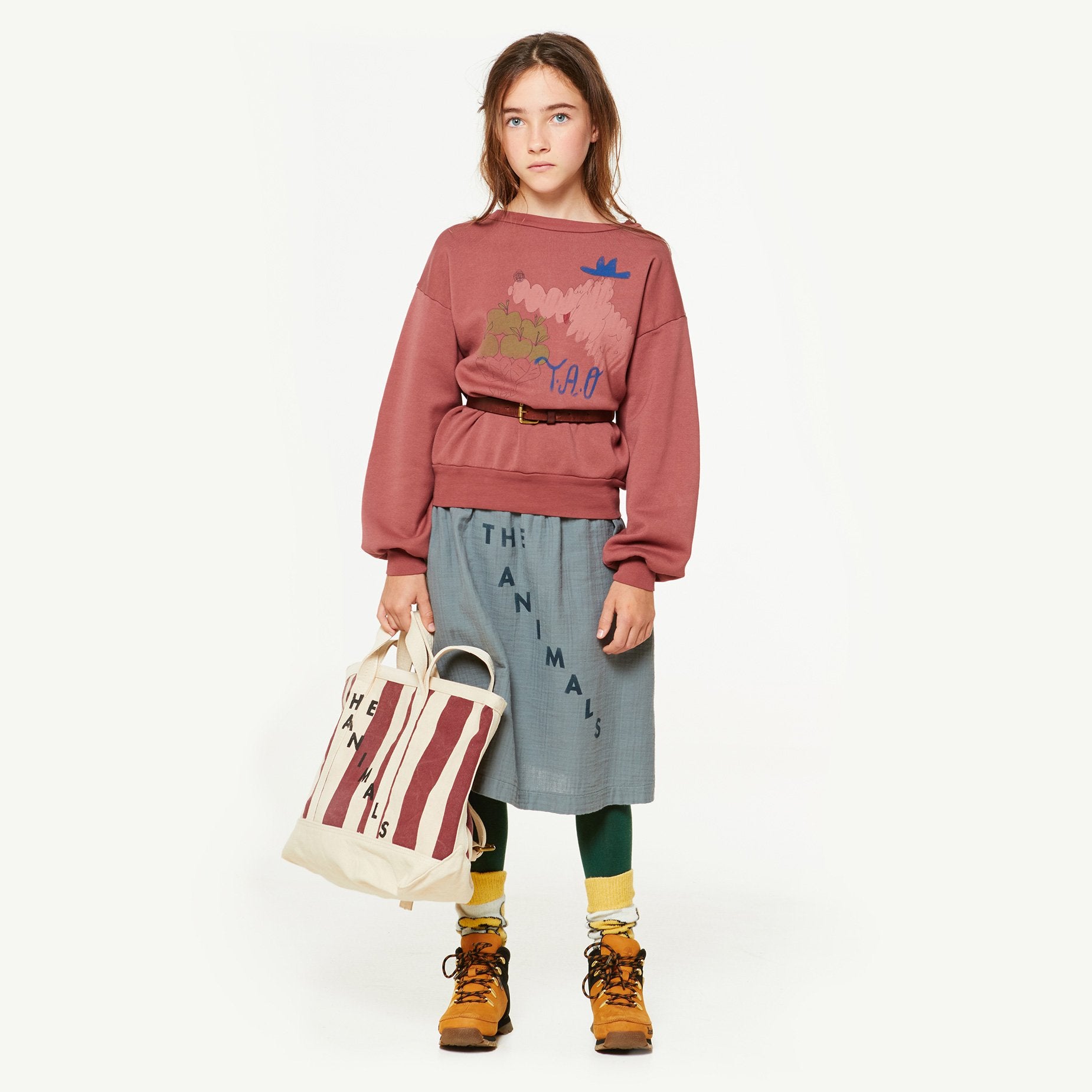 Red Bear Sweatshirt MODEL FRONT