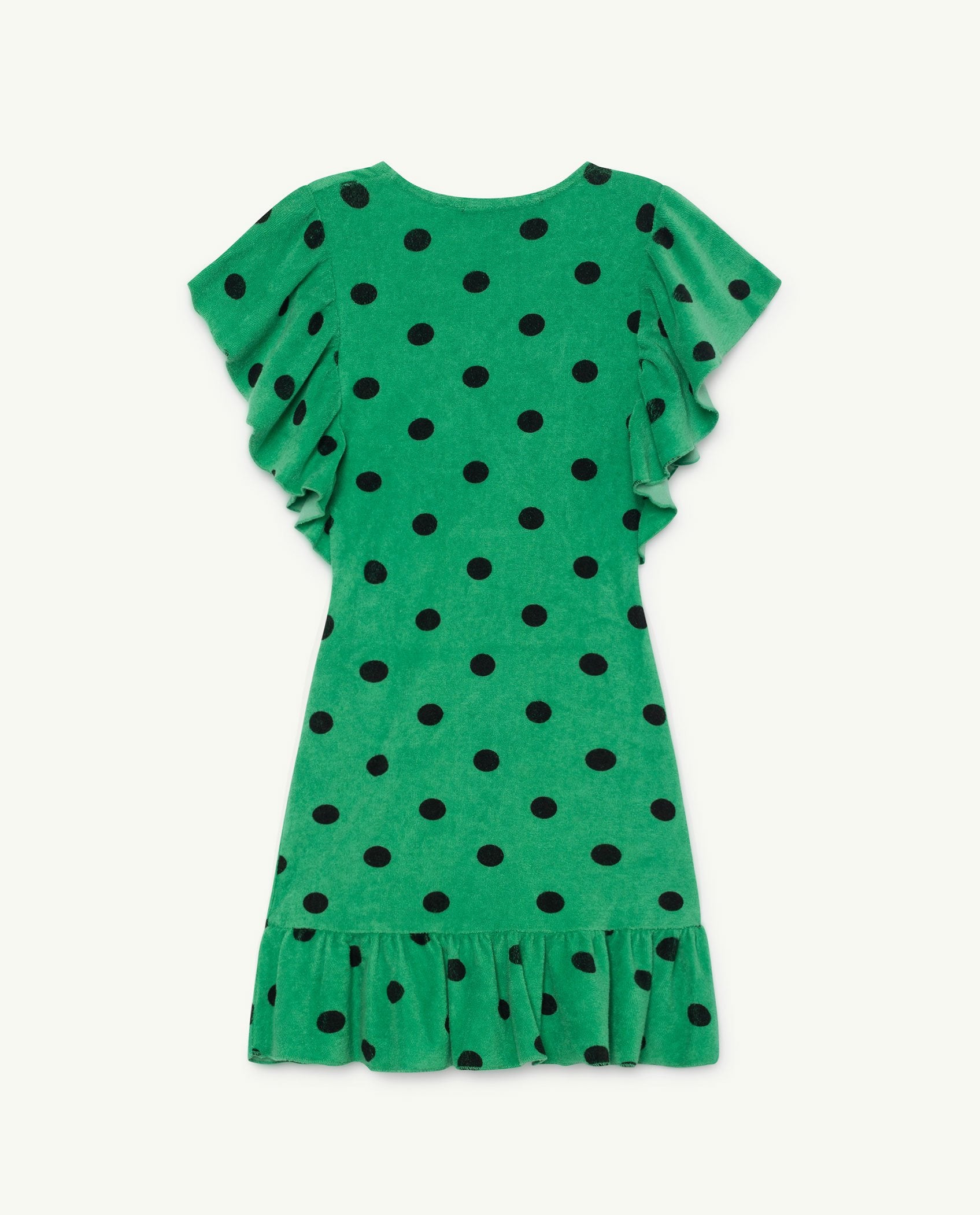 Green Whale Dress PRODUCT BACK