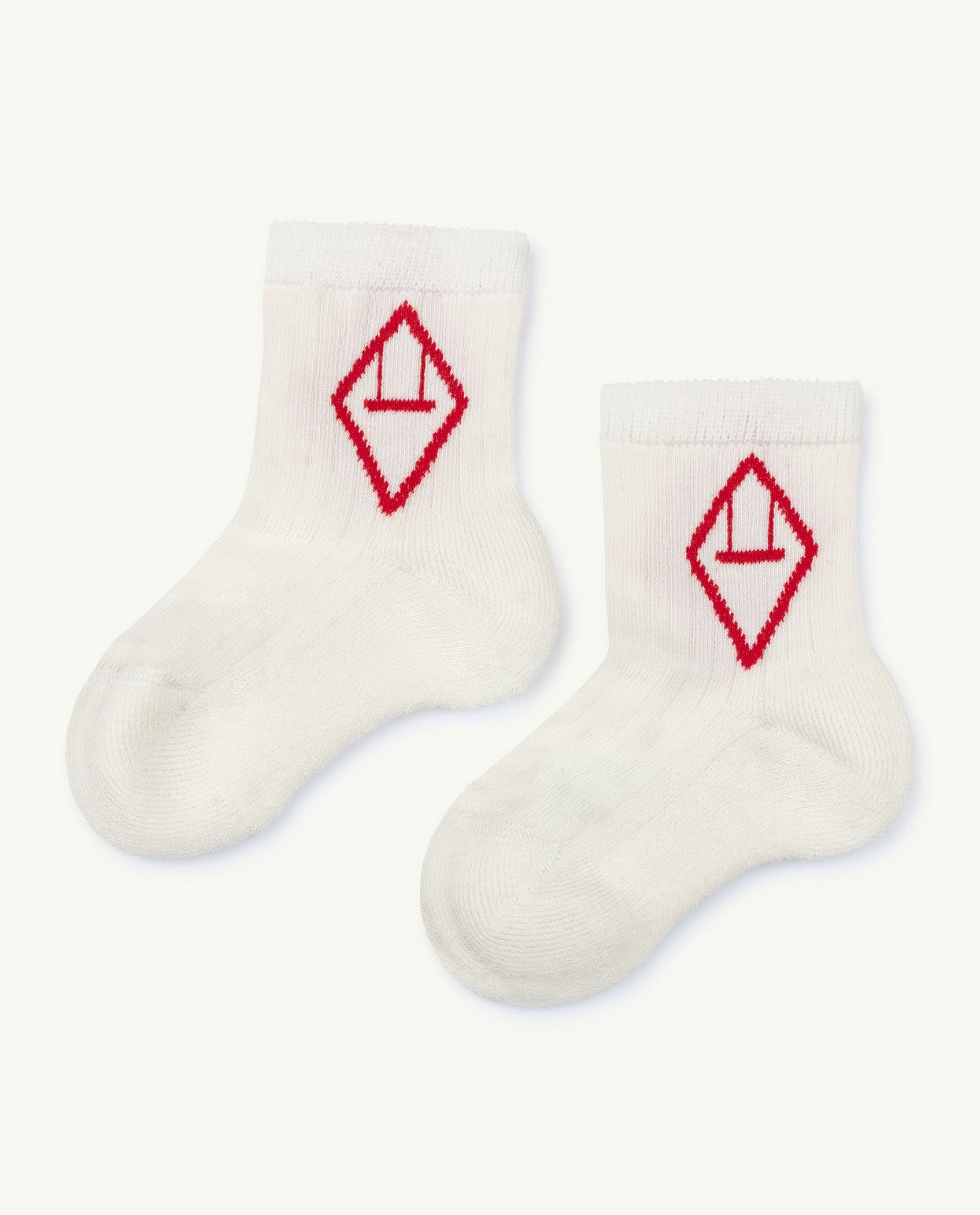 Red Baby Snail Socks PRODUCT FRONT