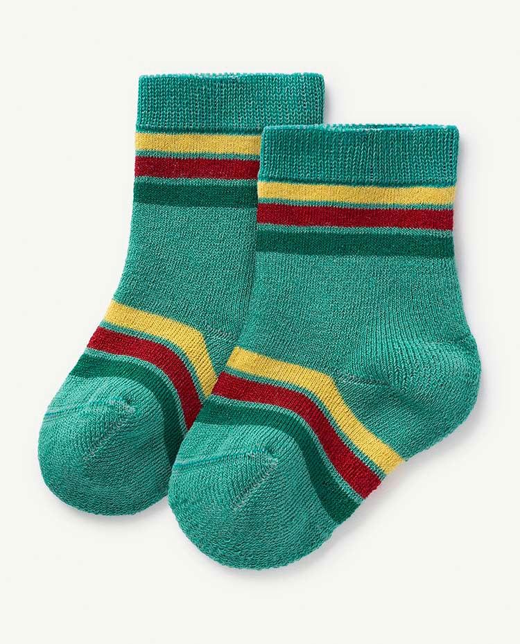 Green Baby Snail Socks COVER