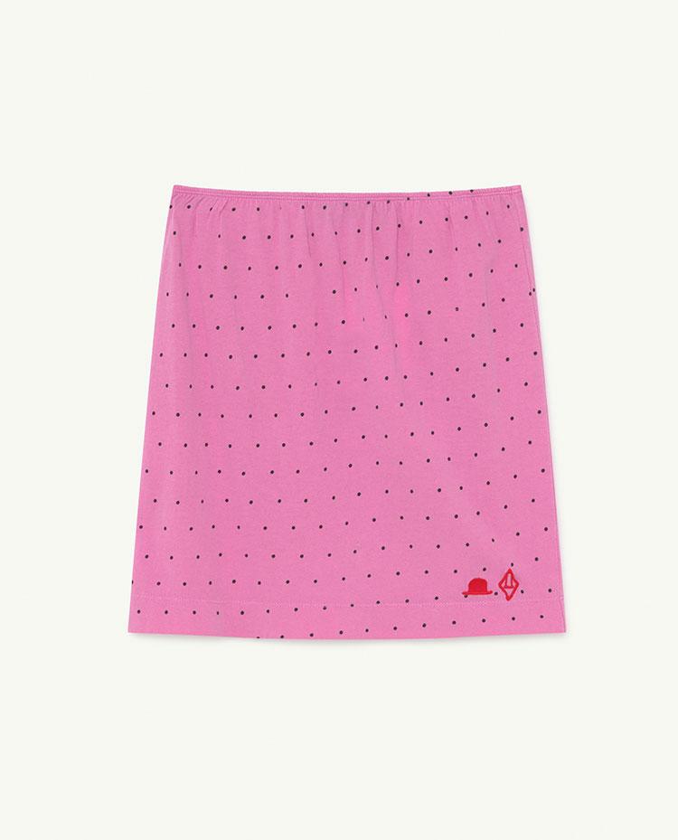 Pink Dots Kitten Skirt COVER