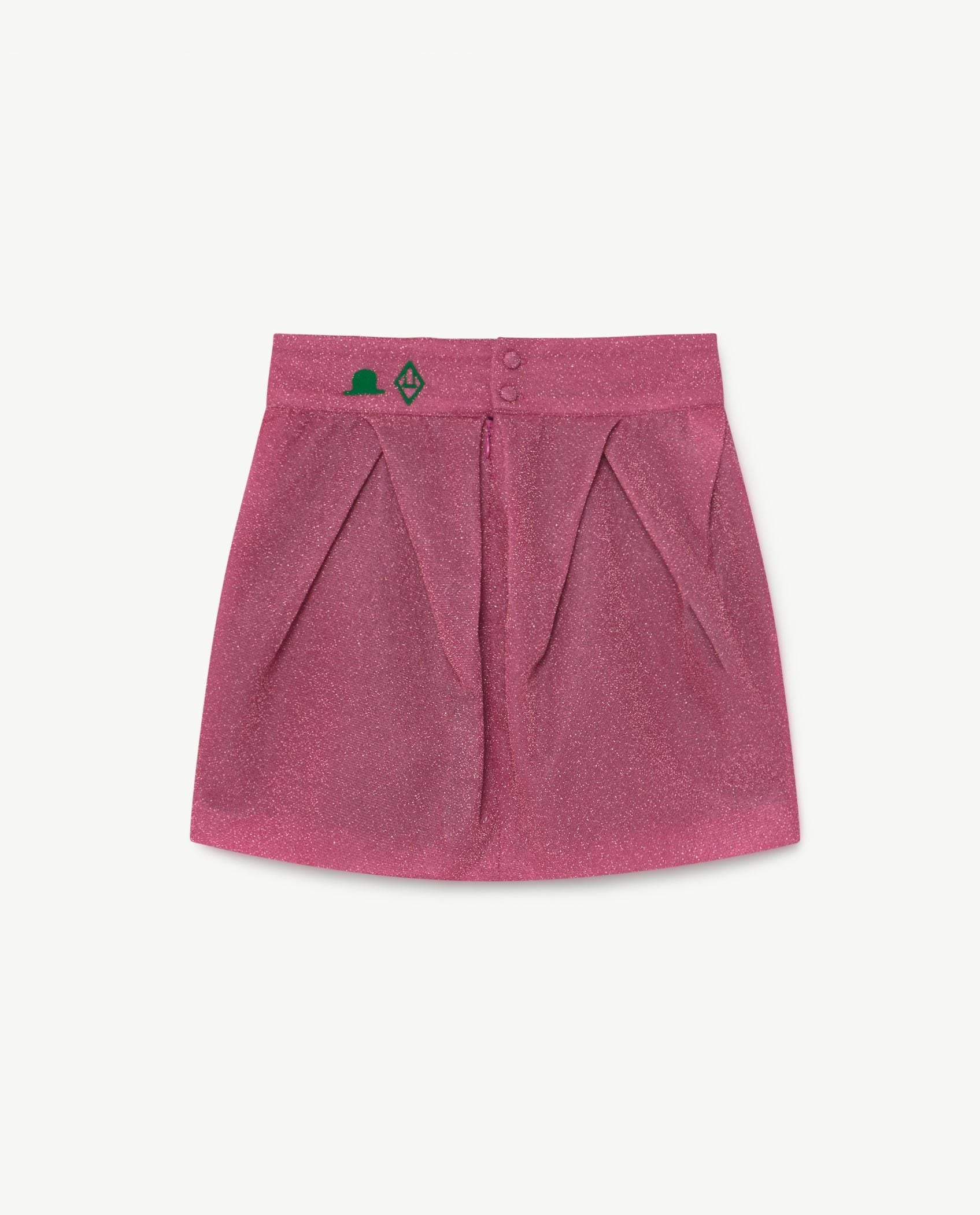 Pink Hat Shiny Salamander Skirt PRODUCT BACK