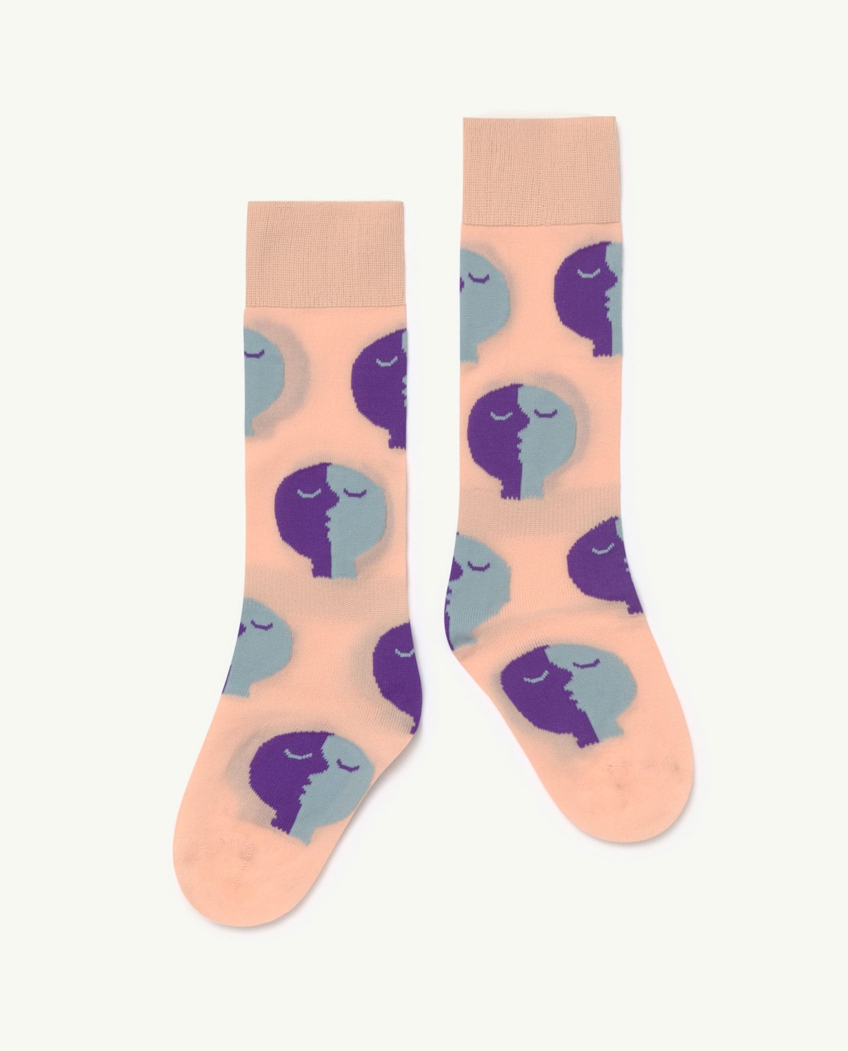 Soft Pink Hen Socks PRODUCT FRONT