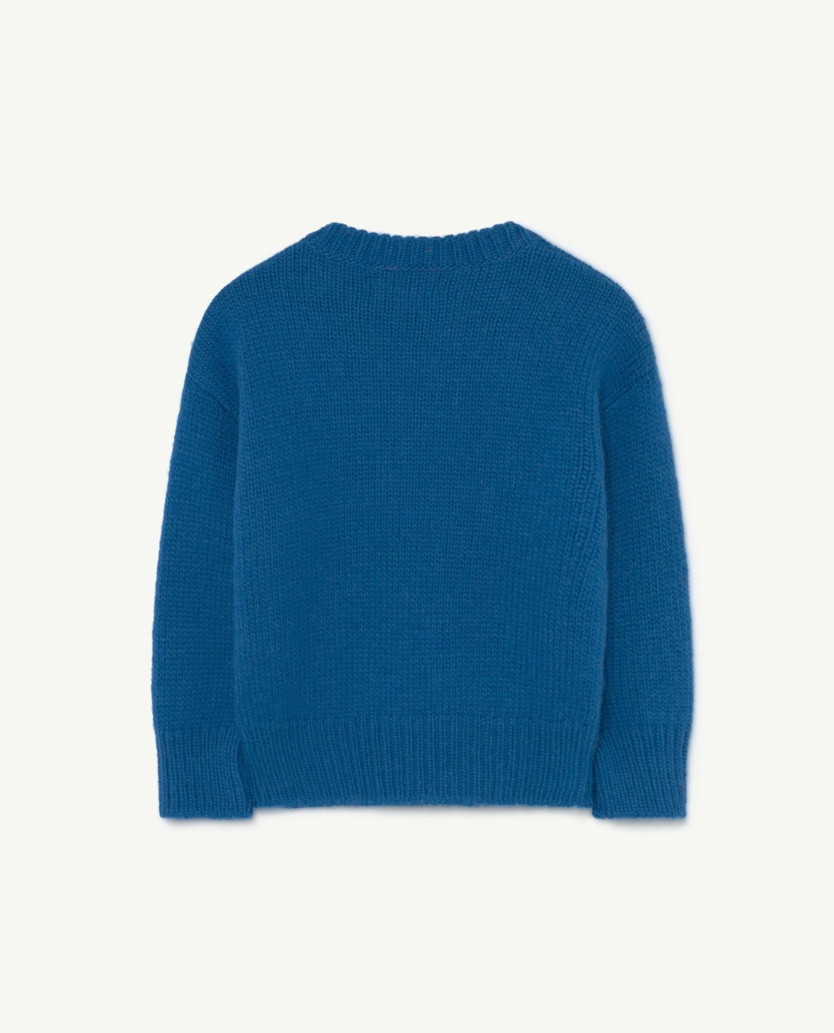 Blue Space Bull Knit PRODUCT BACK