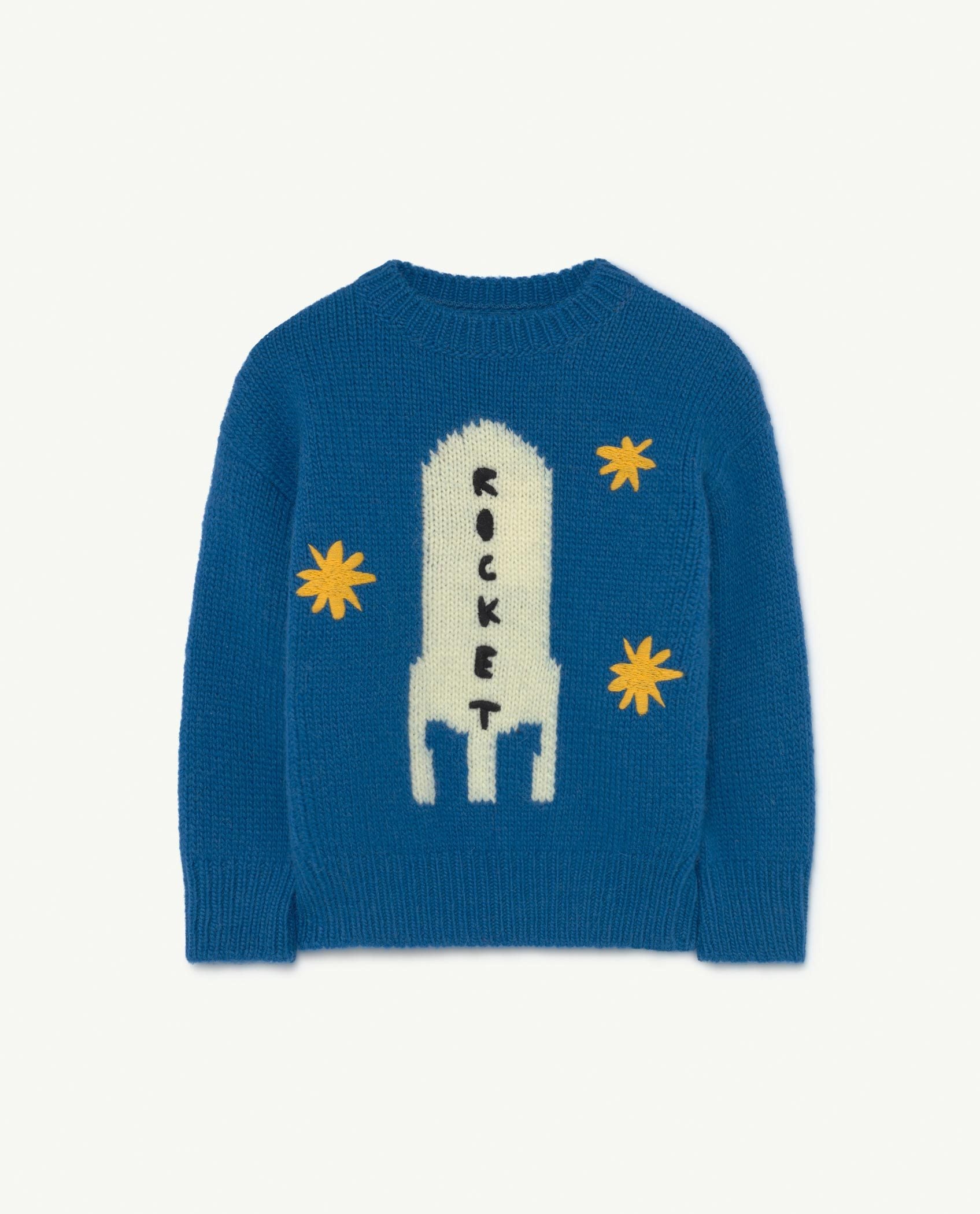 Blue Space Bull Knit PRODUCT FRONT