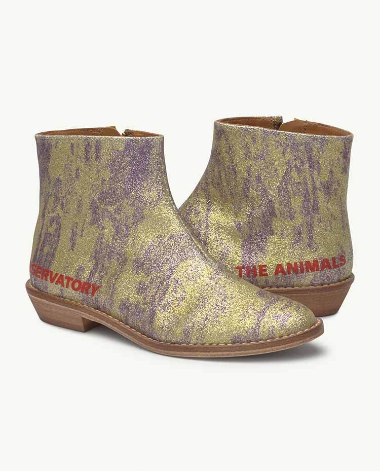 Yellow Glitter Coyote Boot COVER