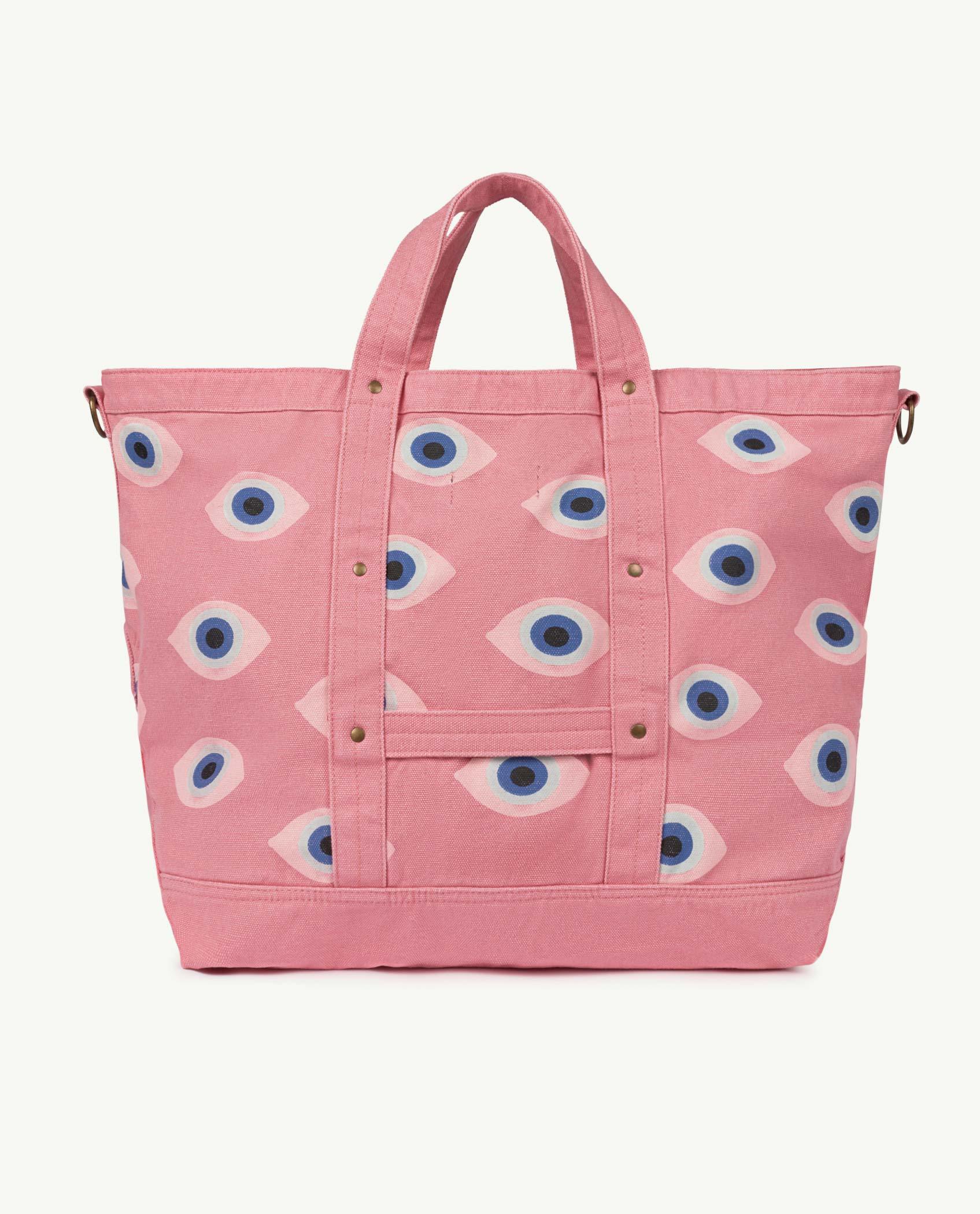 Big Pink Canvas Bag PRODUCT BACK