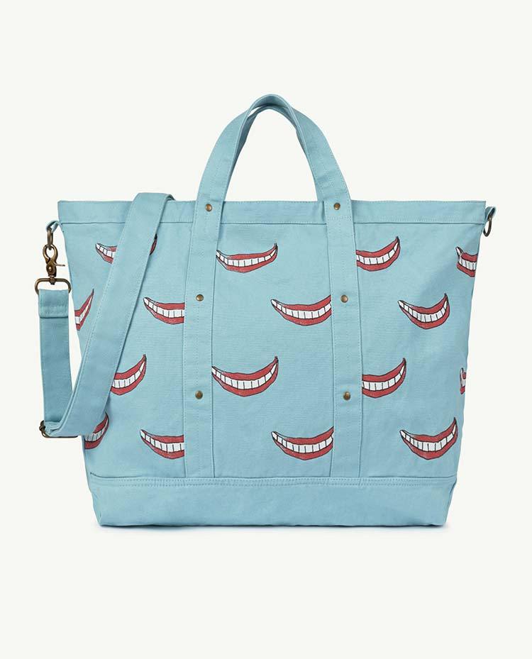 Big Blue Smile Canvas Bag COVER