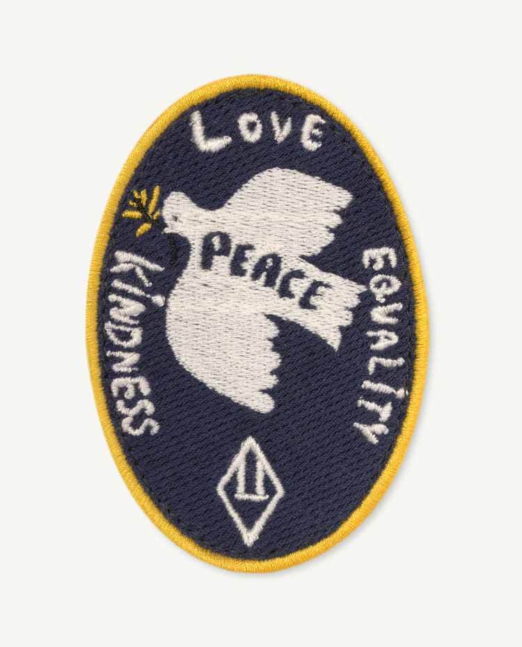 Navy Blue Peace Badge COVER