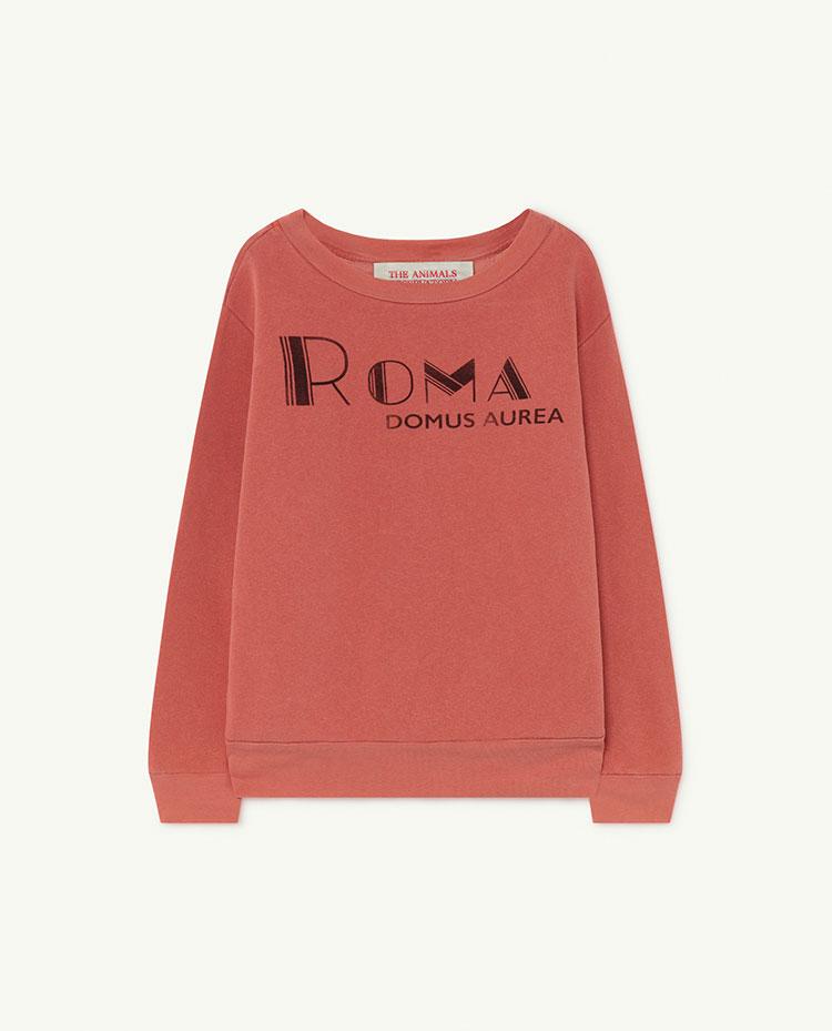 Red Roma Bear Sweatshirt COVER