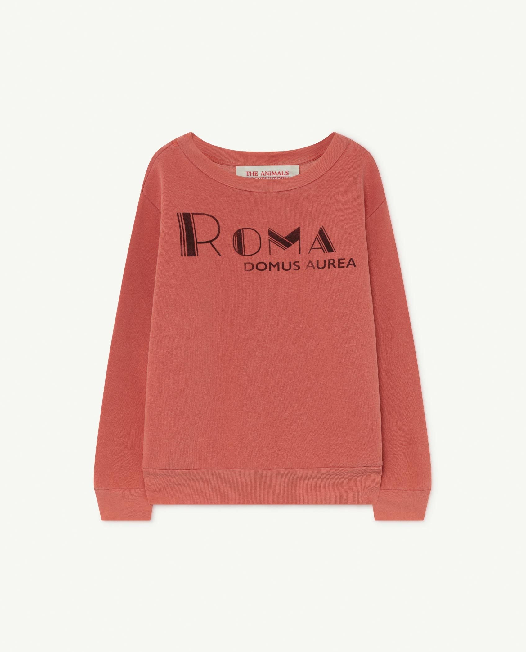 Red Roma Bear Sweatshirt PRODUCT FRONT