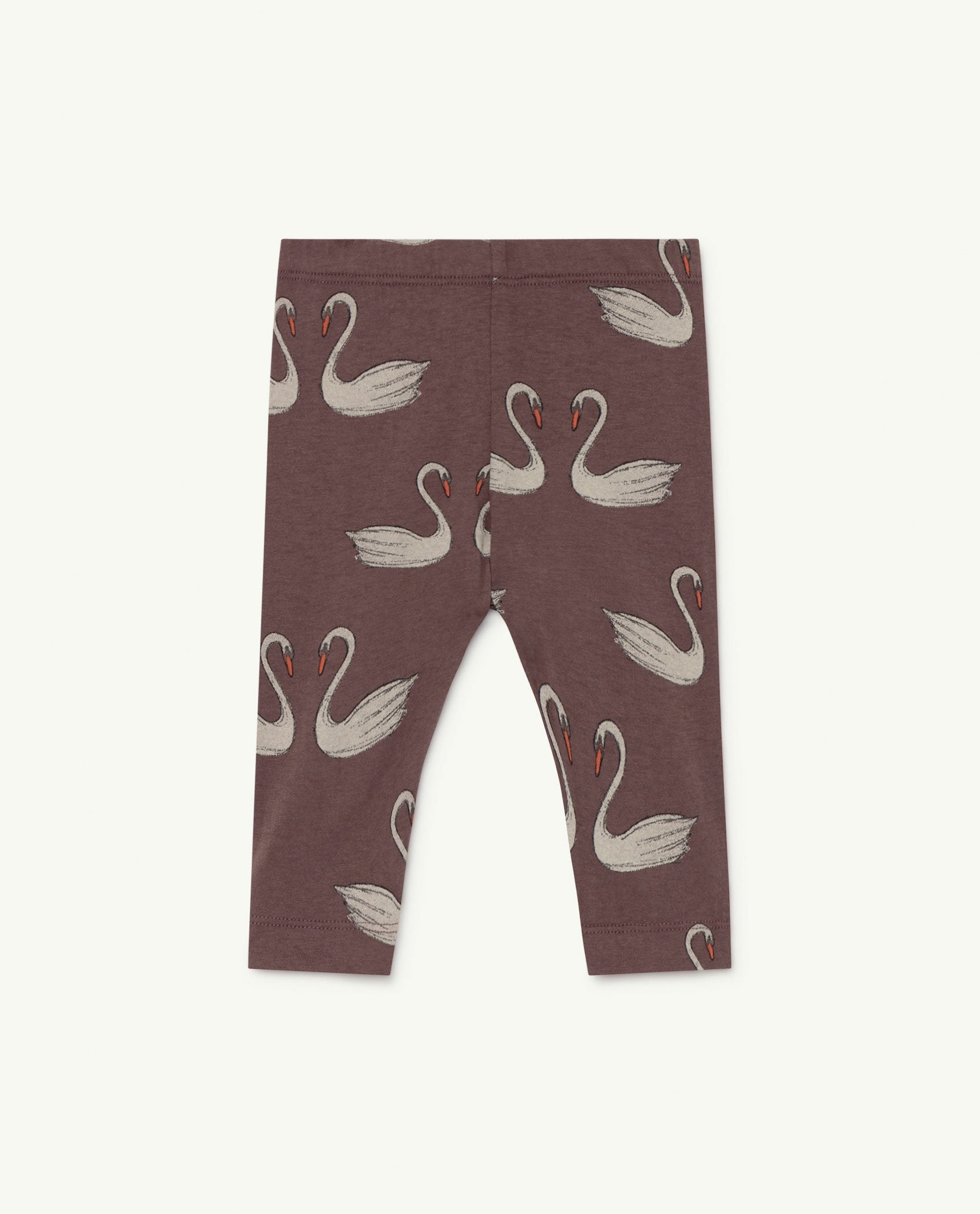 Baby Clothes | Deep Brown Swans Penguin Baby Leggins for baby | Fall