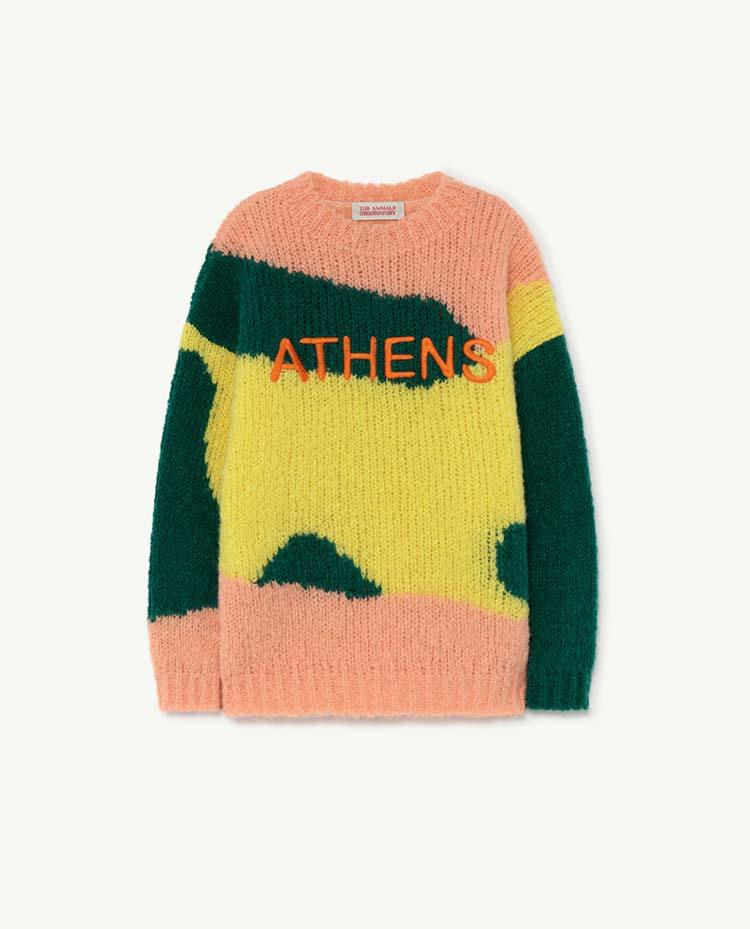 Yellow Athens City Bull Sweater COVER
