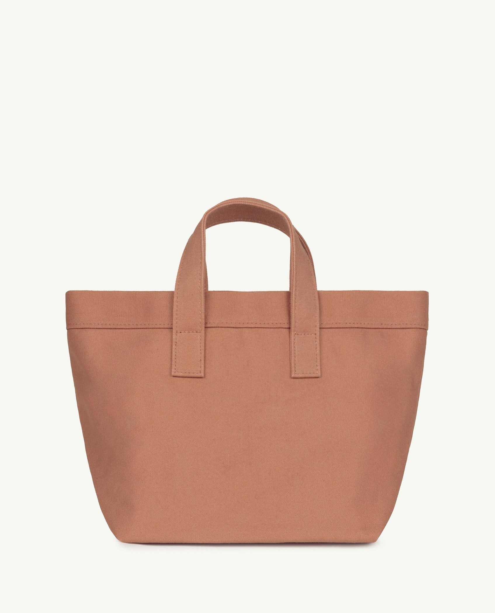 Beige Logo Lunch Bag PRODUCT BACK