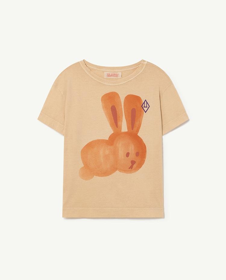 Brown Rabbit Rooster T-Shirt COVER