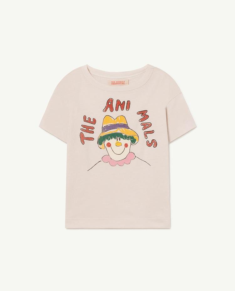 Pink Rooster Kids T-Shirt COVER
