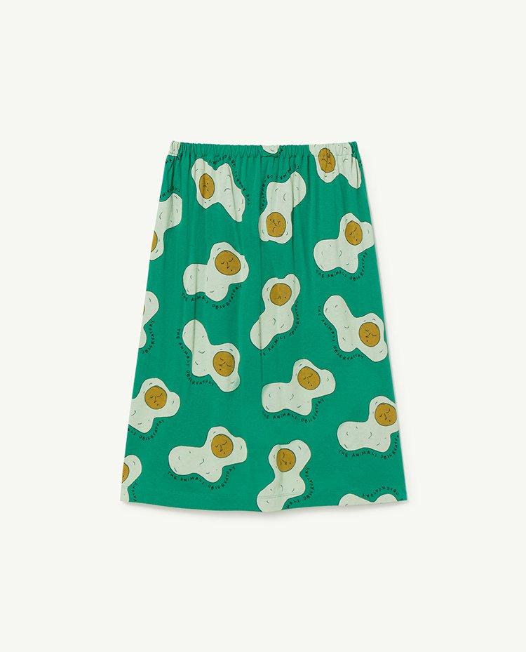 Green Ladybug Kids Skirt COVER