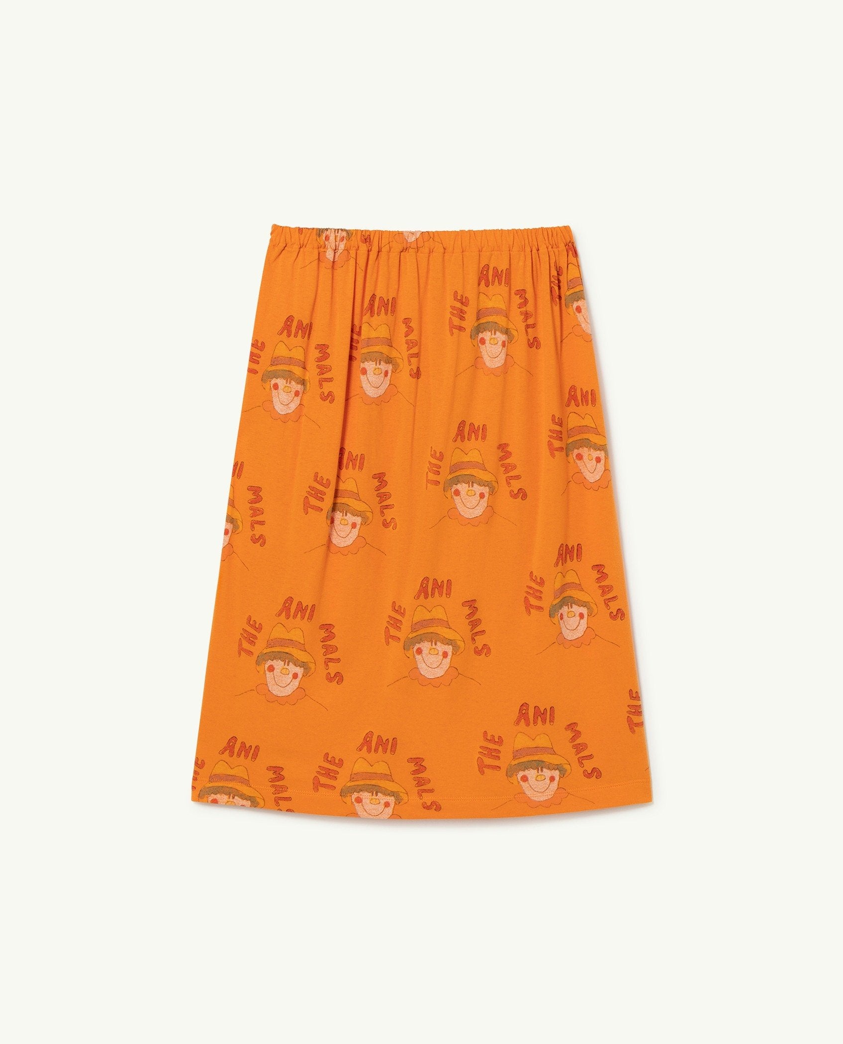 Orange Ladybug Kids Skirt PRODUCT BACK