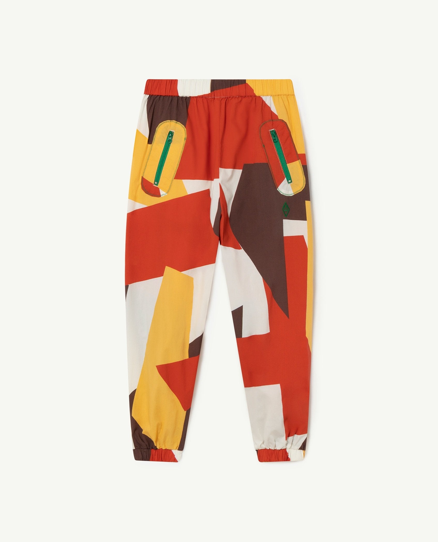 Red Multicolor Elephant Kids Pants PRODUCT FRONT