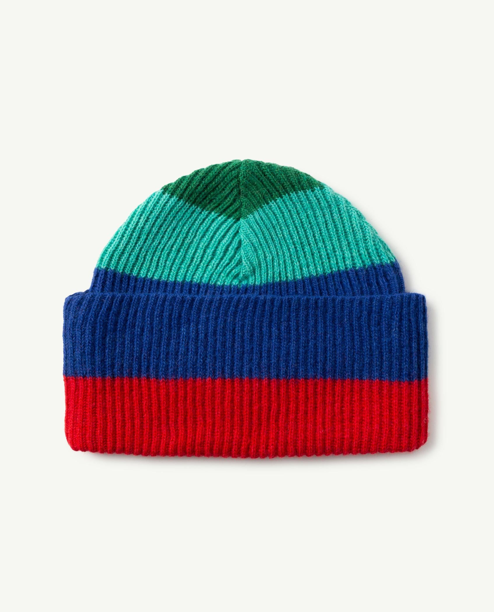 Green Logo Stripes Pony Hat PRODUCT BACK