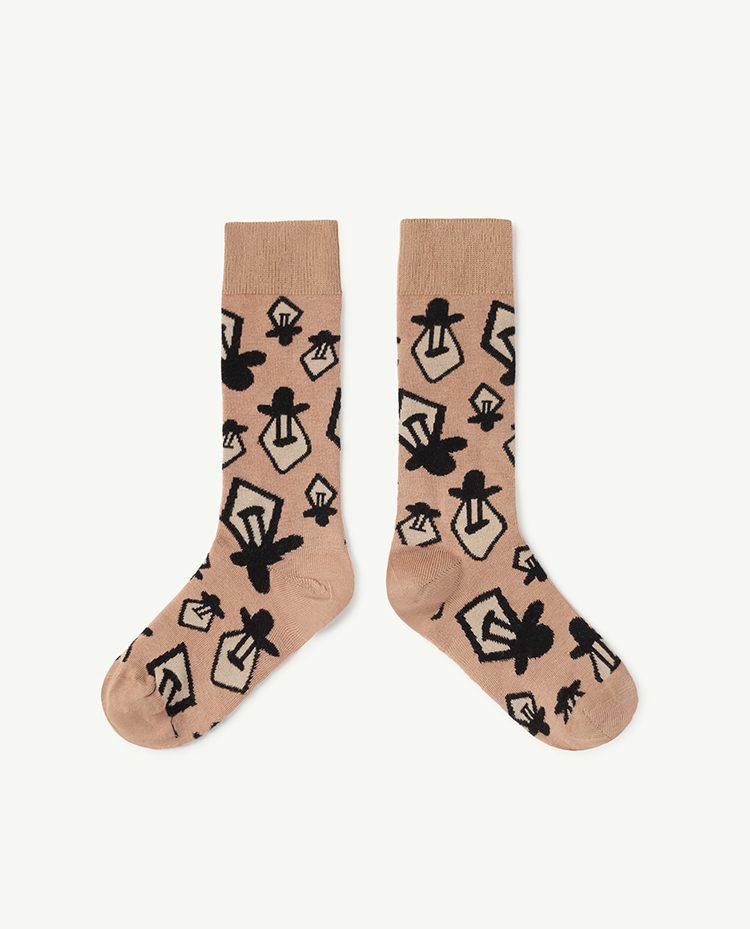 Brown Skunk Kids Socks COVER