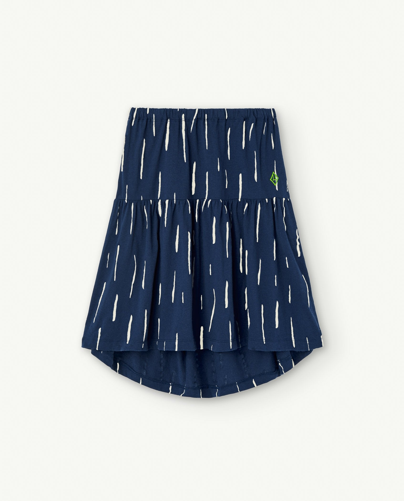 Deep Blue Bird Skirt PRODUCT FRONT