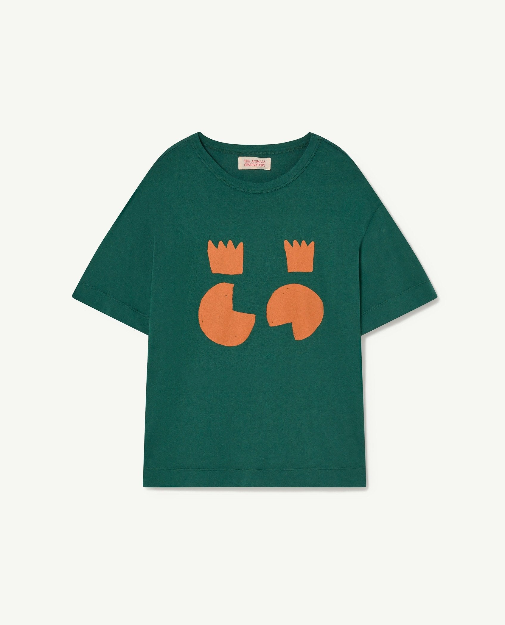 Dark Green Rooster Oversize T-Shirt PRODUCT FRONT