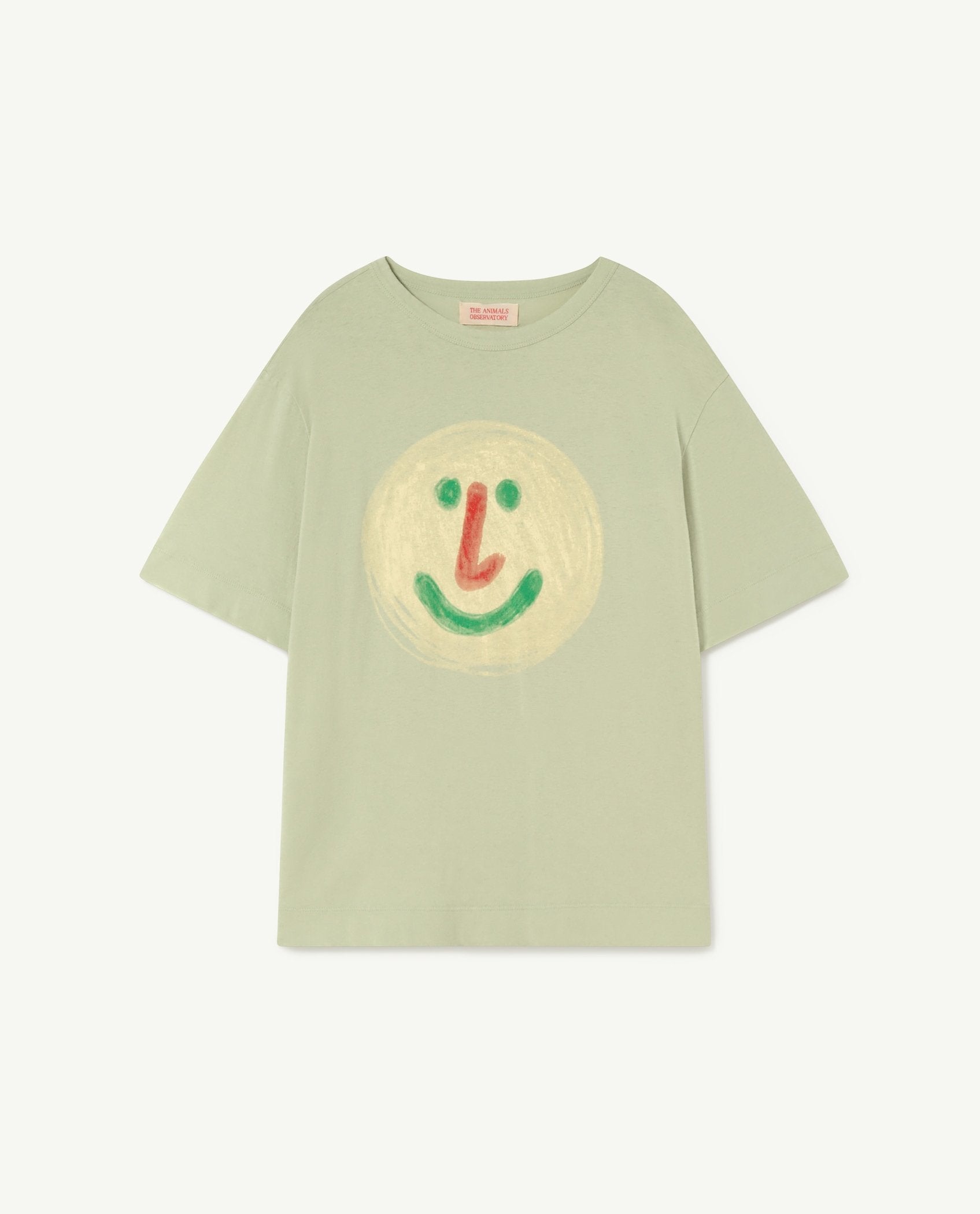Soft Green Rooster Oversize T-Shirt PRODUCT FRONT