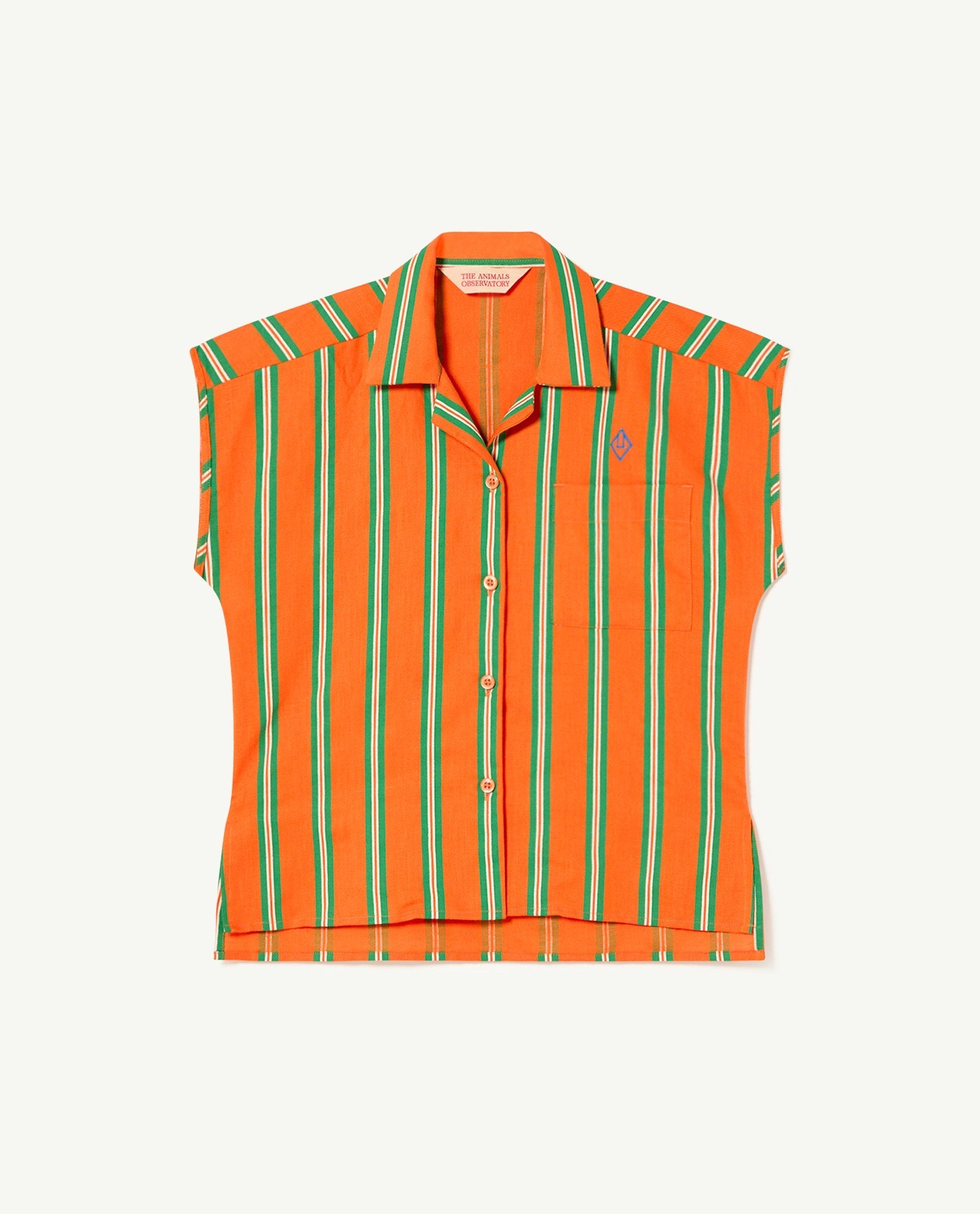 Orange Kangaroo Short Sleeve Shirt PRODUCT FRONT