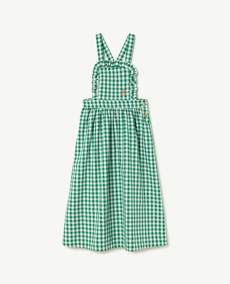 Green Cow Overall Dress COVER