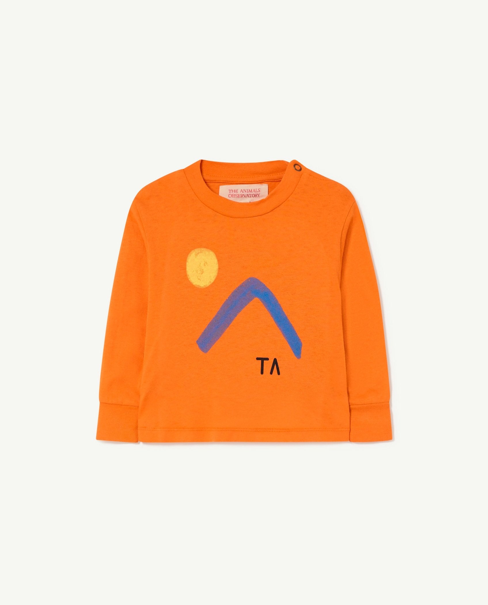 Orange Dog Baby Long Sleeve T-Shirt PRODUCT FRONT