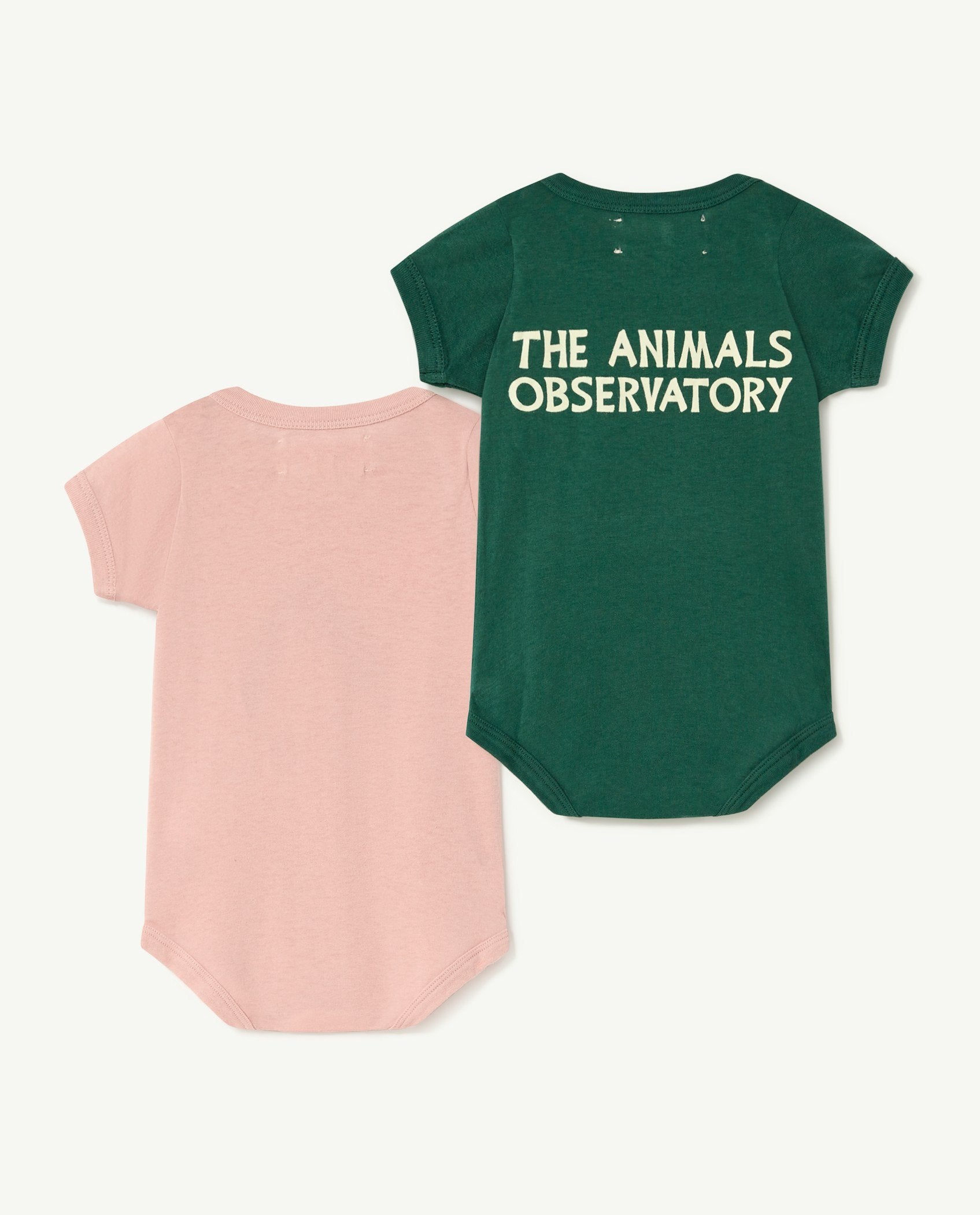 Pack Rose Chimpanzee Baby Bodysuit PRODUCT BACK