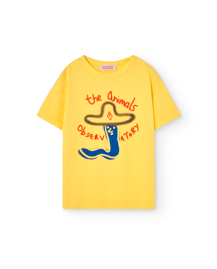 T-Shirt Rooster Spray jaune