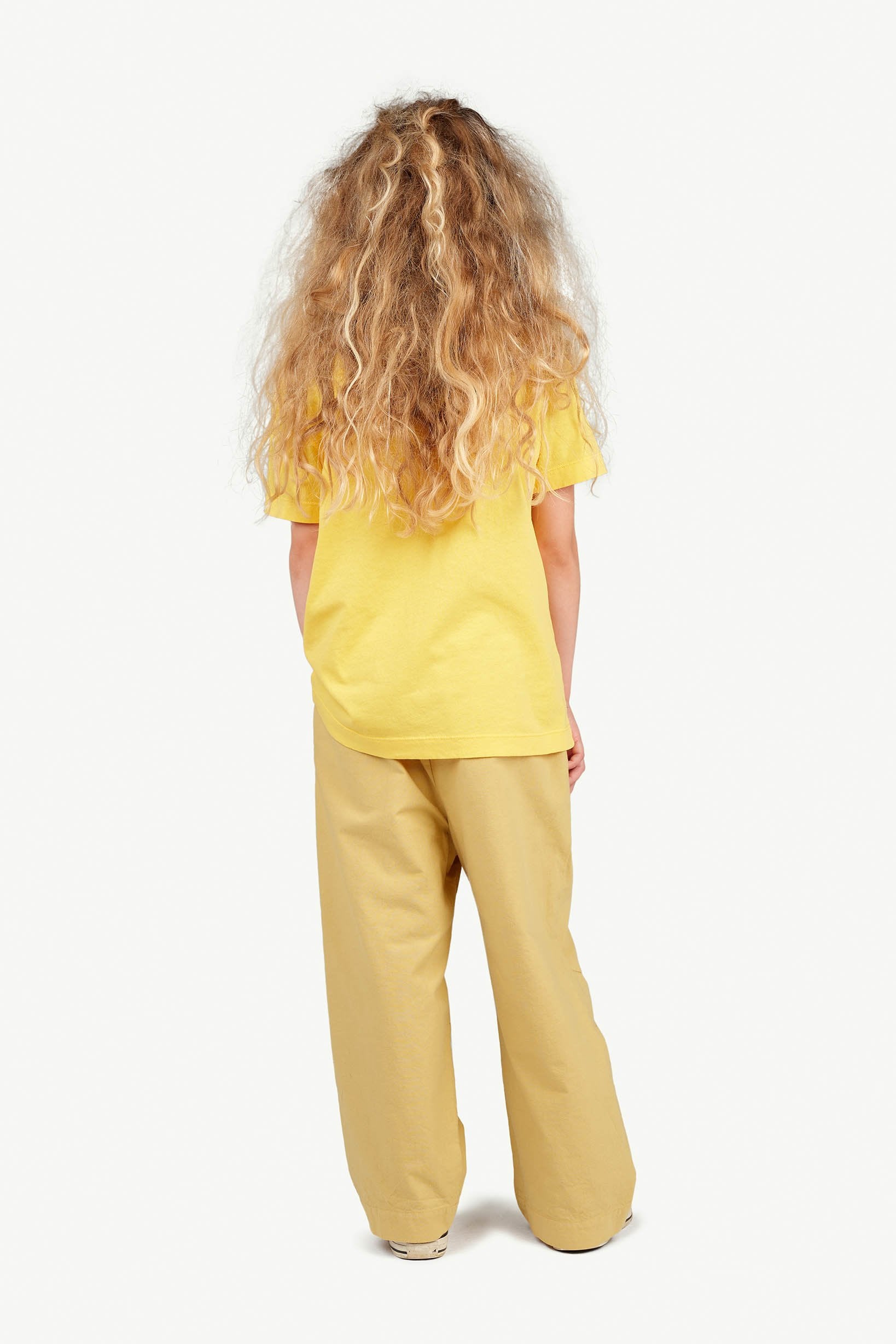 Yellow Hat Rooster T-Shirt MODEL BACK
