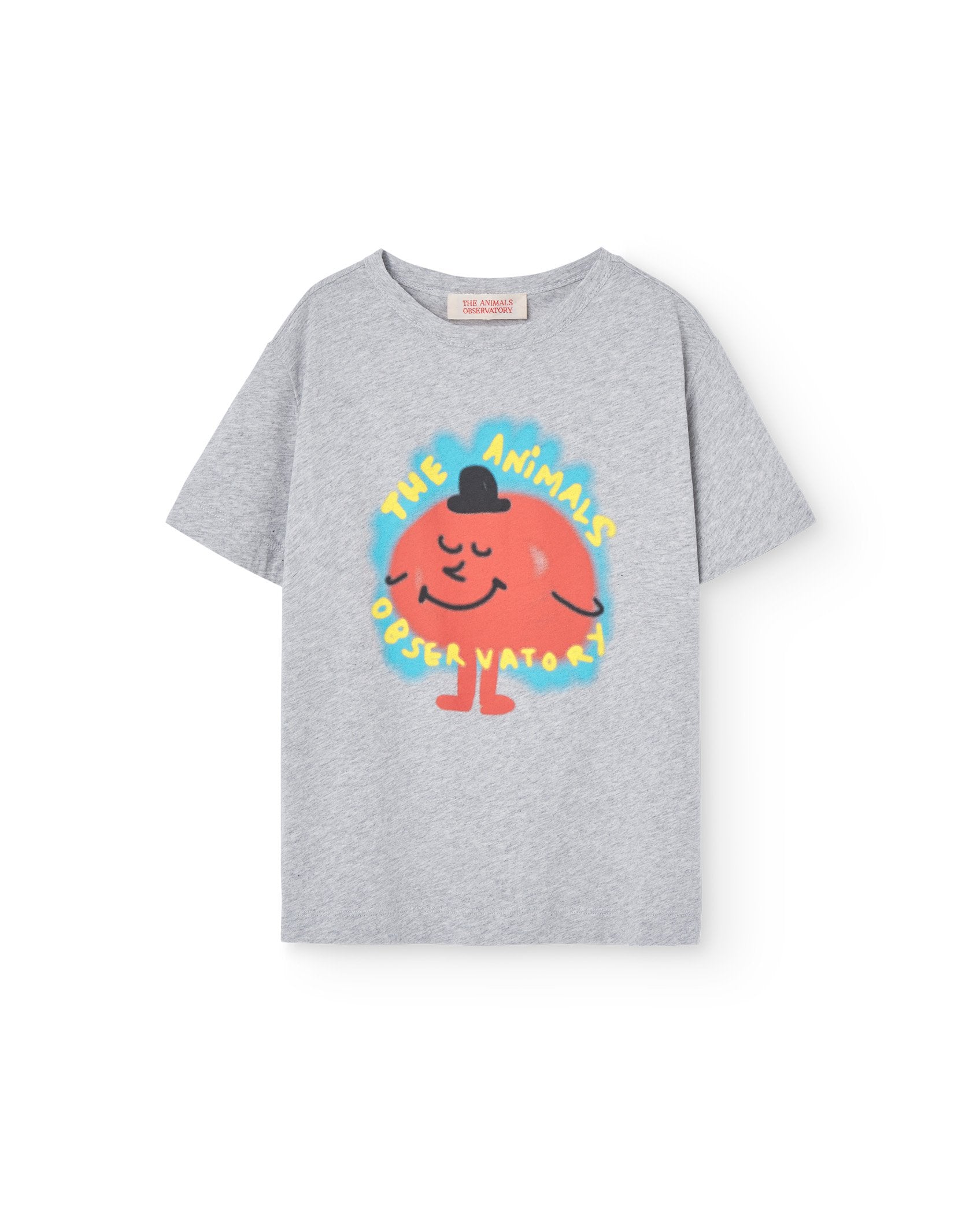 Gray Cartoon Rooster T-Shirt PRODUCT FRONT