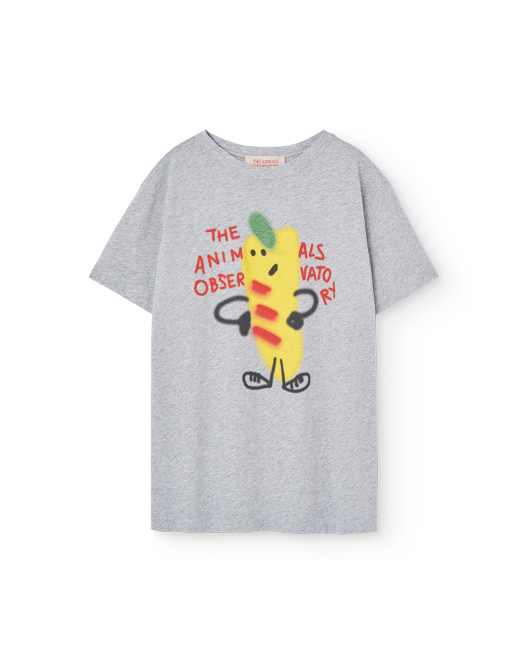 Gray Ananas Relaxed Rooster T-Shirt