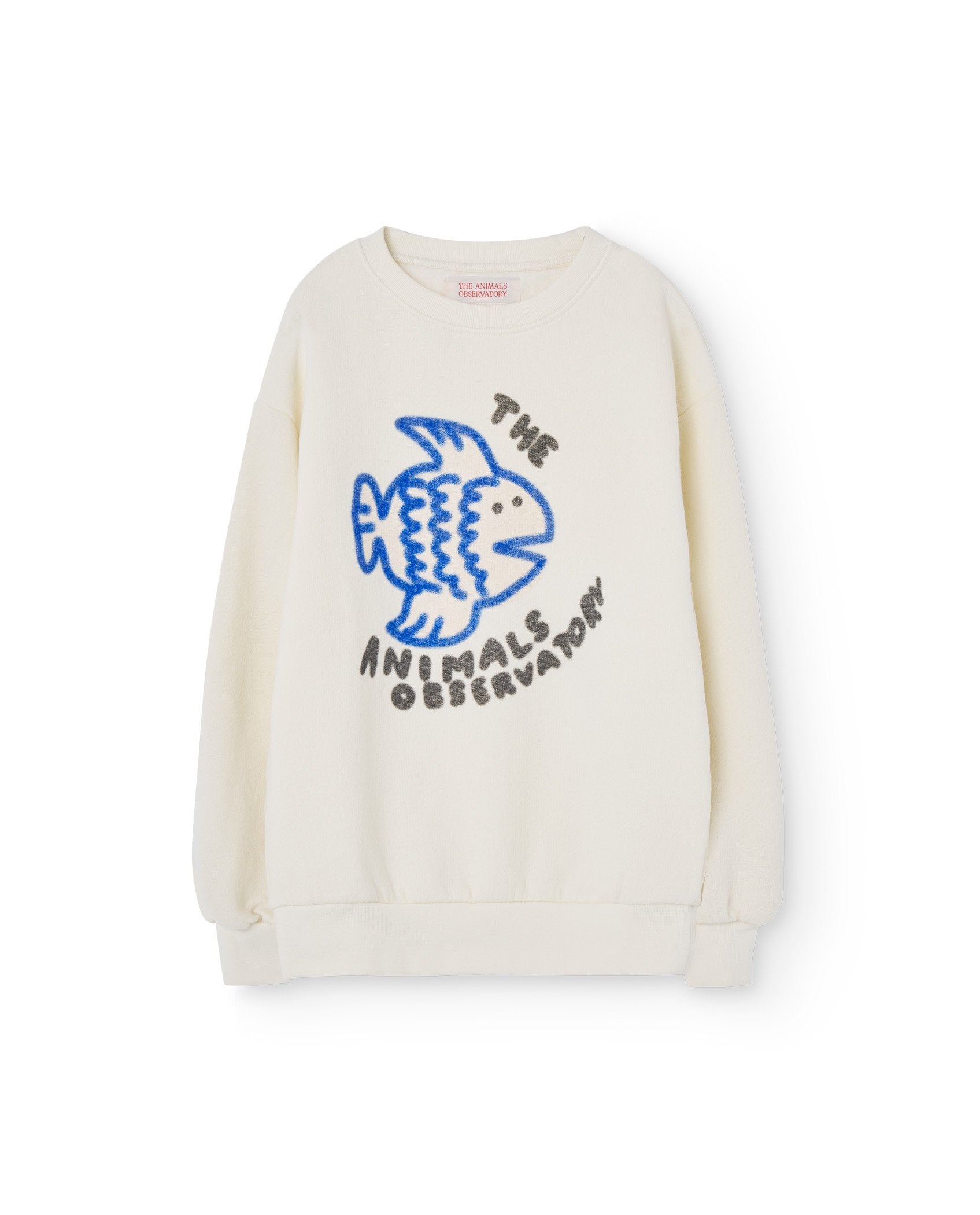White Fish Bear Sweatshirt PRODUCT FRONT