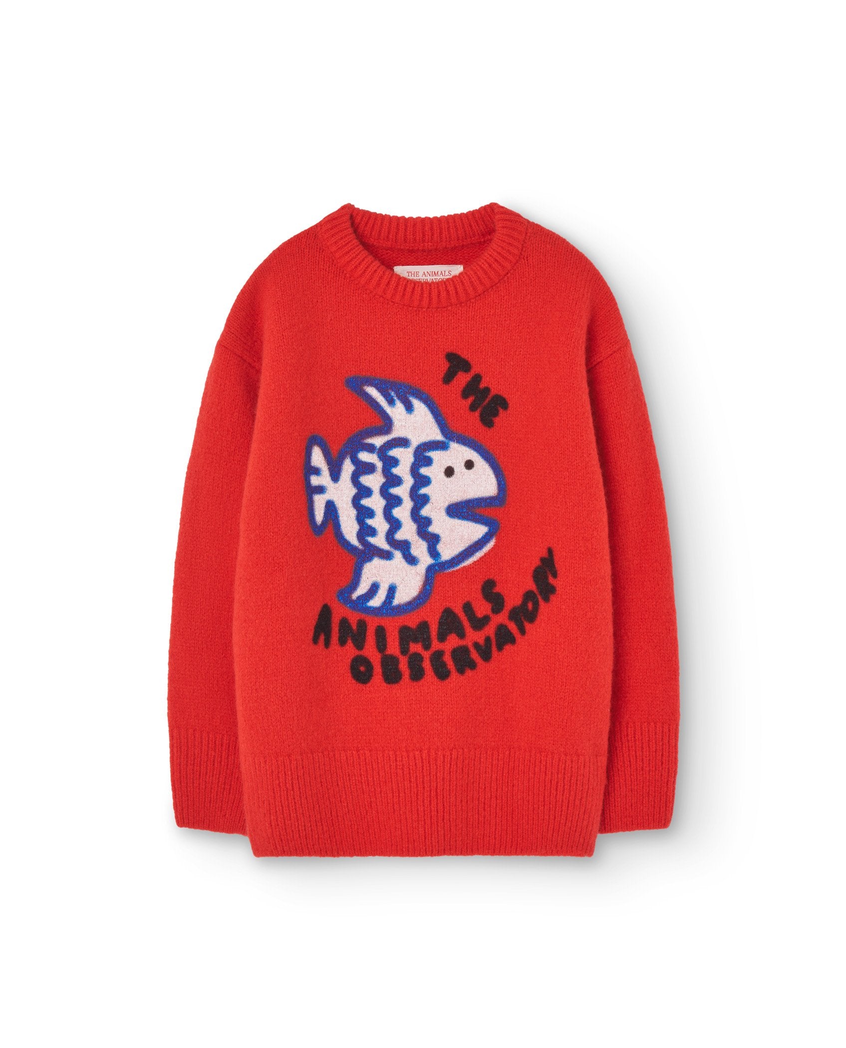 Red Fish Bull Sweater PRODUCT FRONT