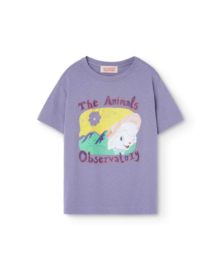 Purple Sheep Rooster T-Shirt COVER