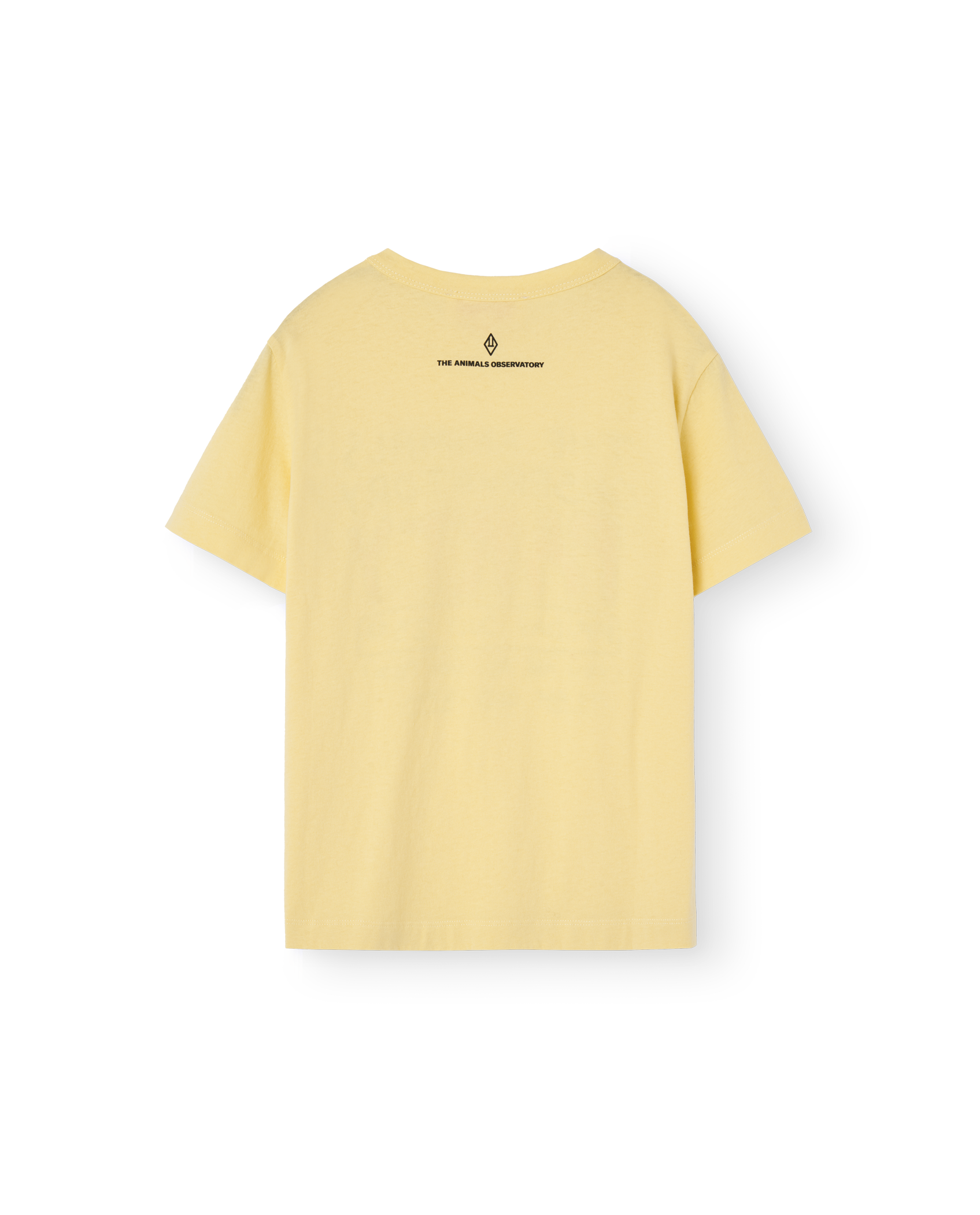 Cream Yellow Party Rooster T-Shirt PRODUCT BACK