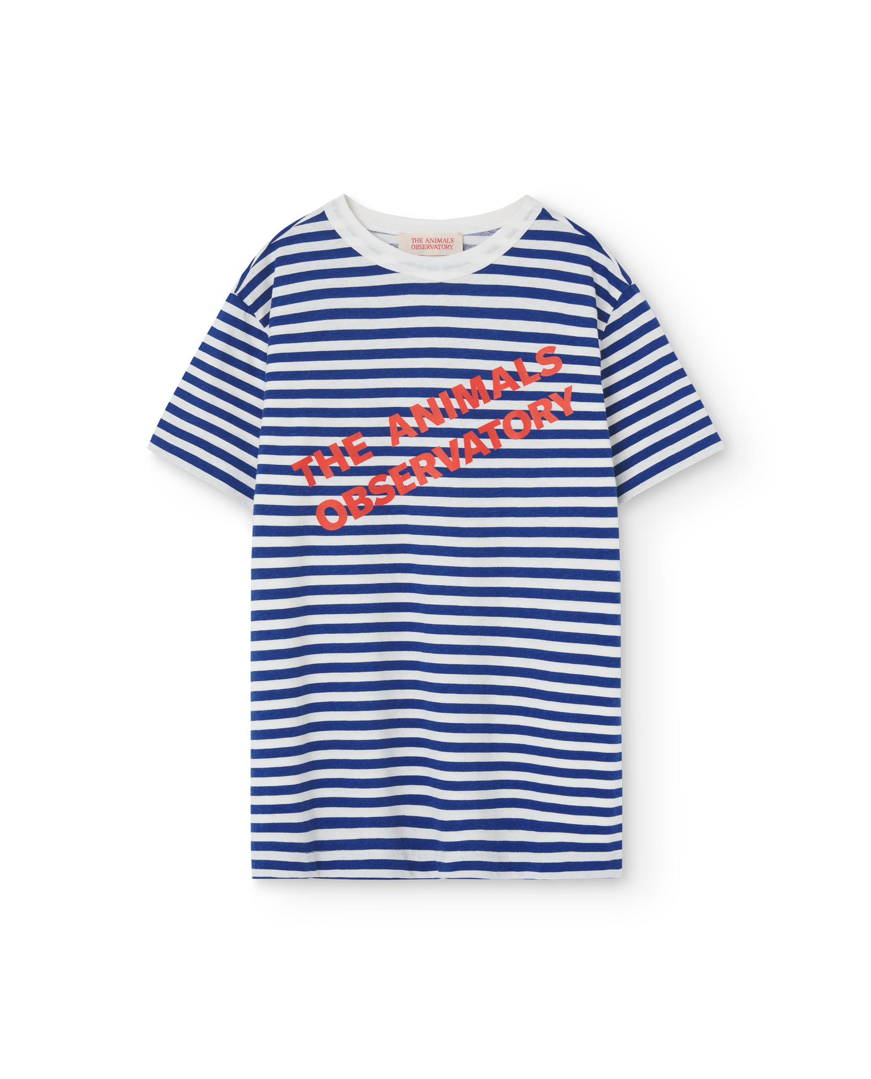 Blue Stripes Rooster T-Shirt