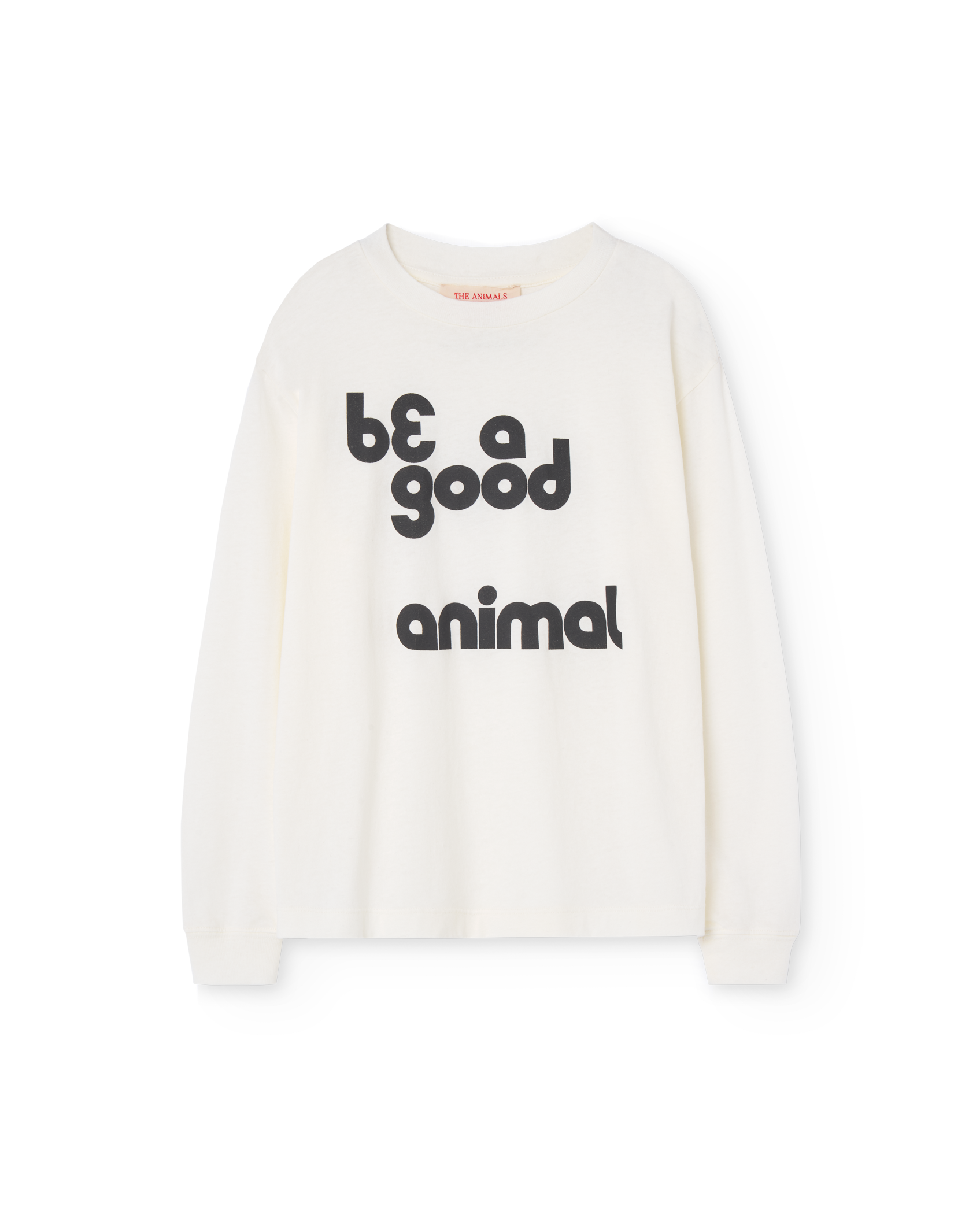 White Animal Dog Long Sleeve T-Shirt PRODUCT FRONT