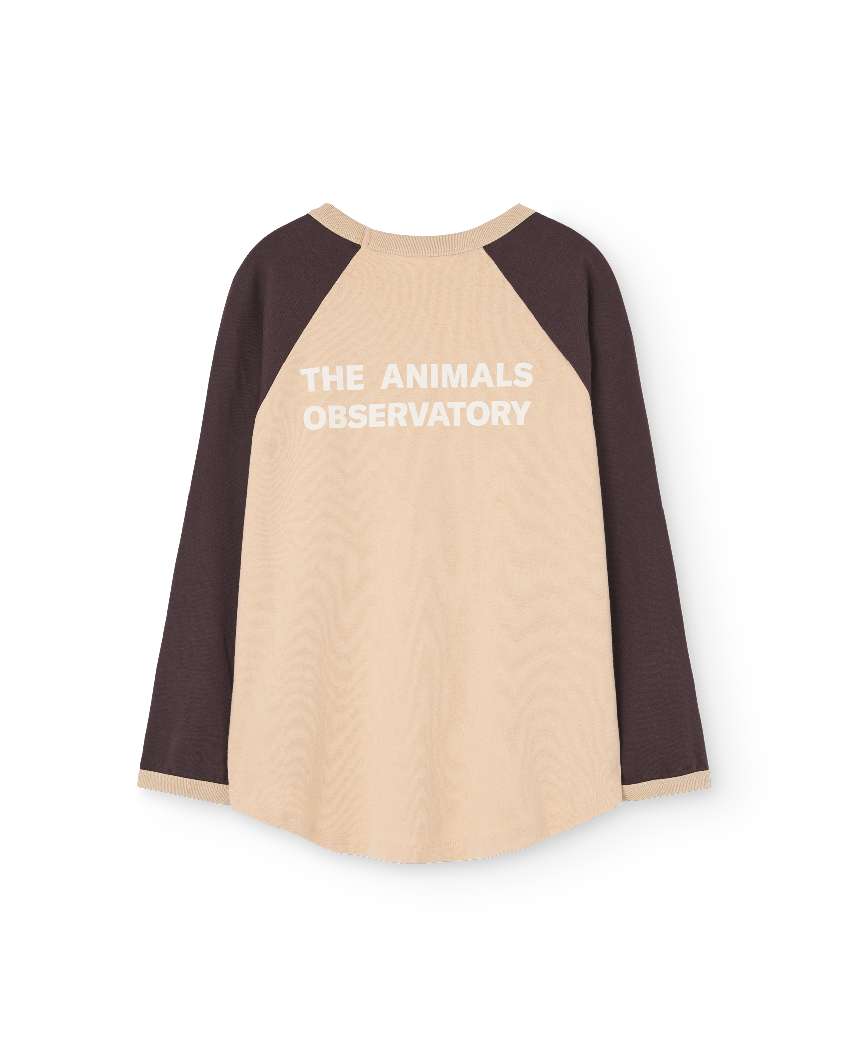 Beige Anteater Long Sleeve T-Shirt PRODUCT BACK