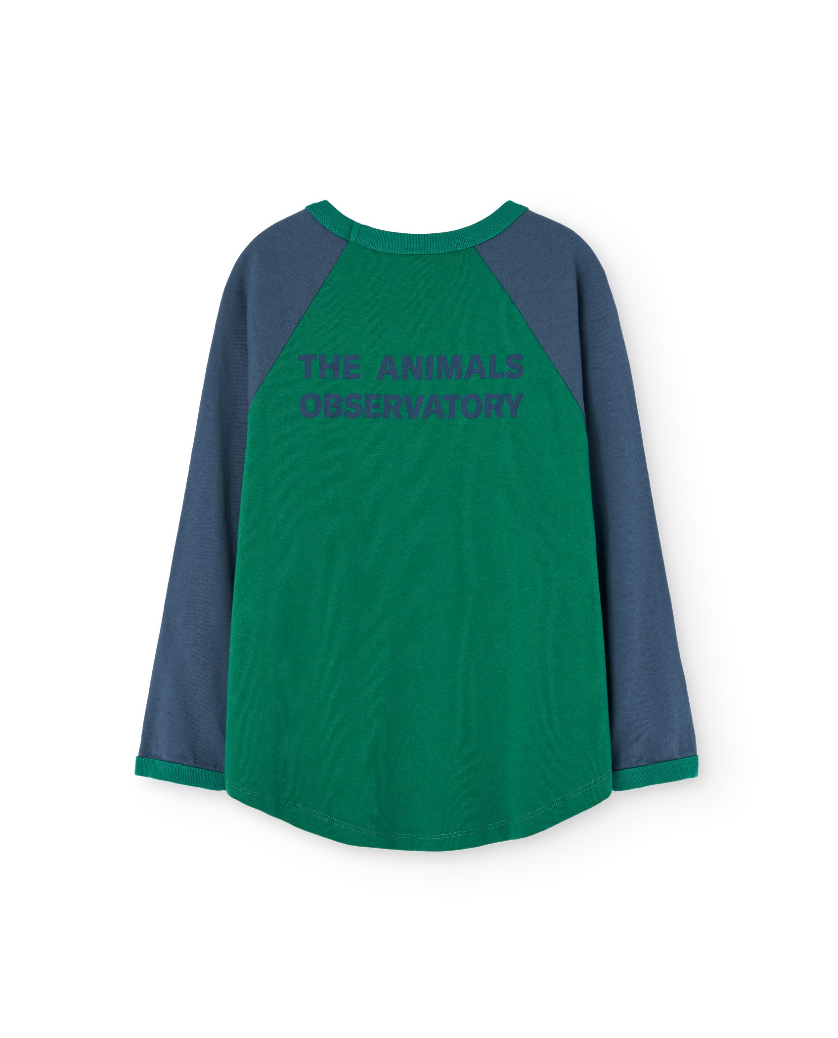 Green Anteater Long Sleeve T-Shirt PRODUCT BACK