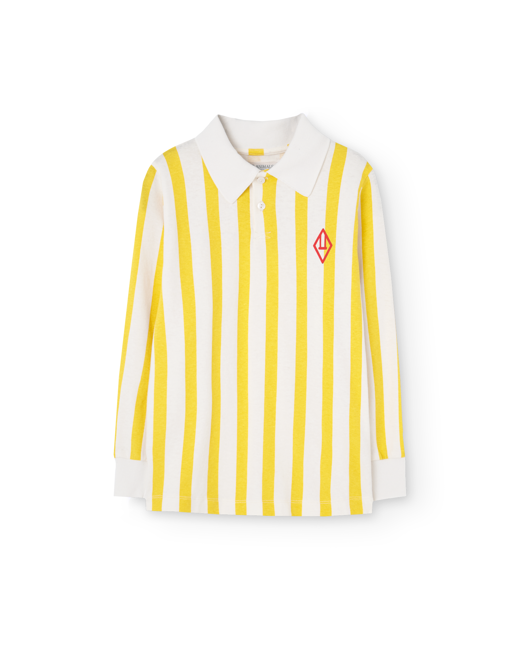 Yellow Stripes Eel Polo Shirt PRODUCT FRONT