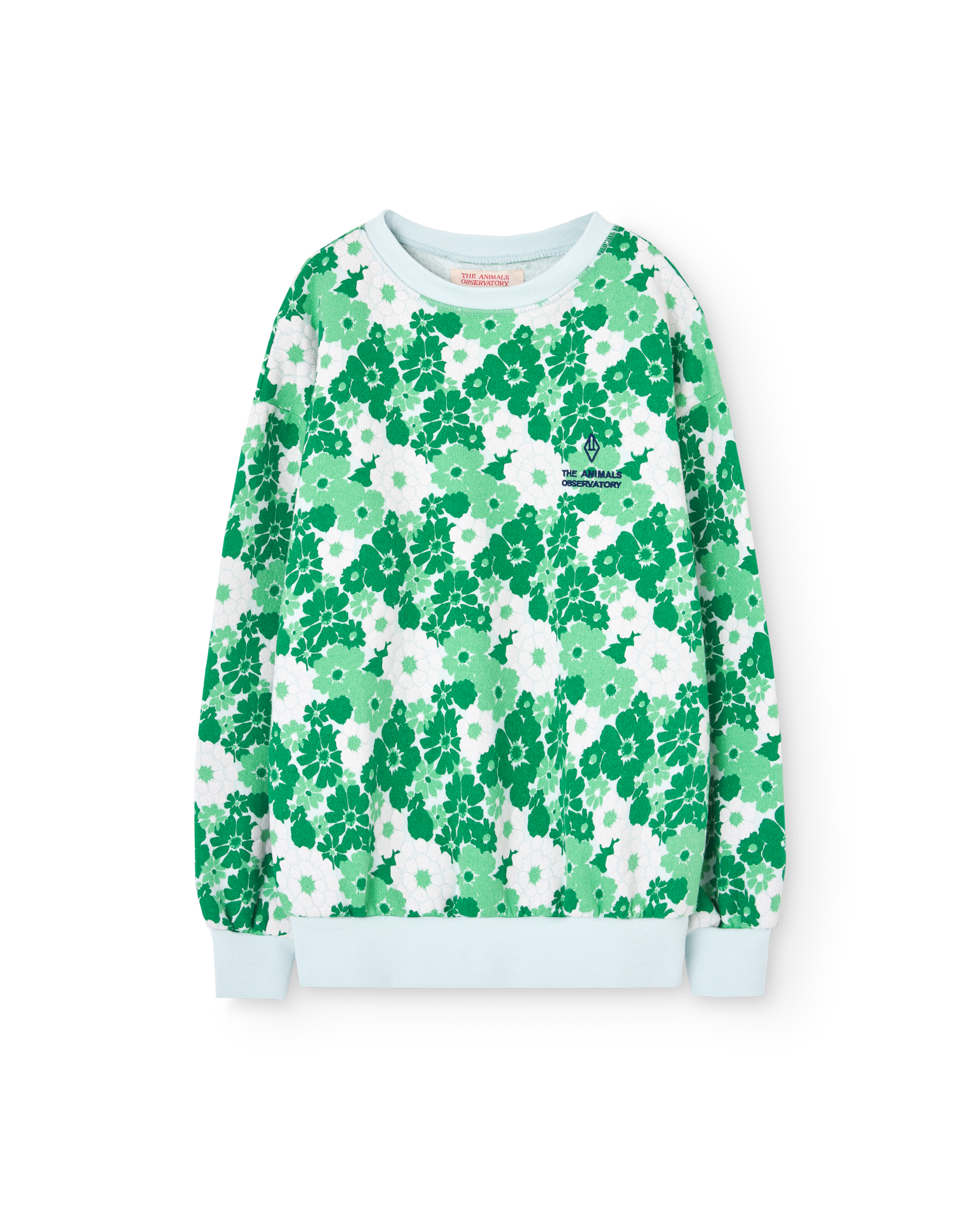 Green Wallpaper Bear Sweatshirt PRODUCT FRONT