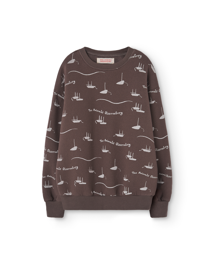 Walnut Boats Bear Sweatshirt COVER