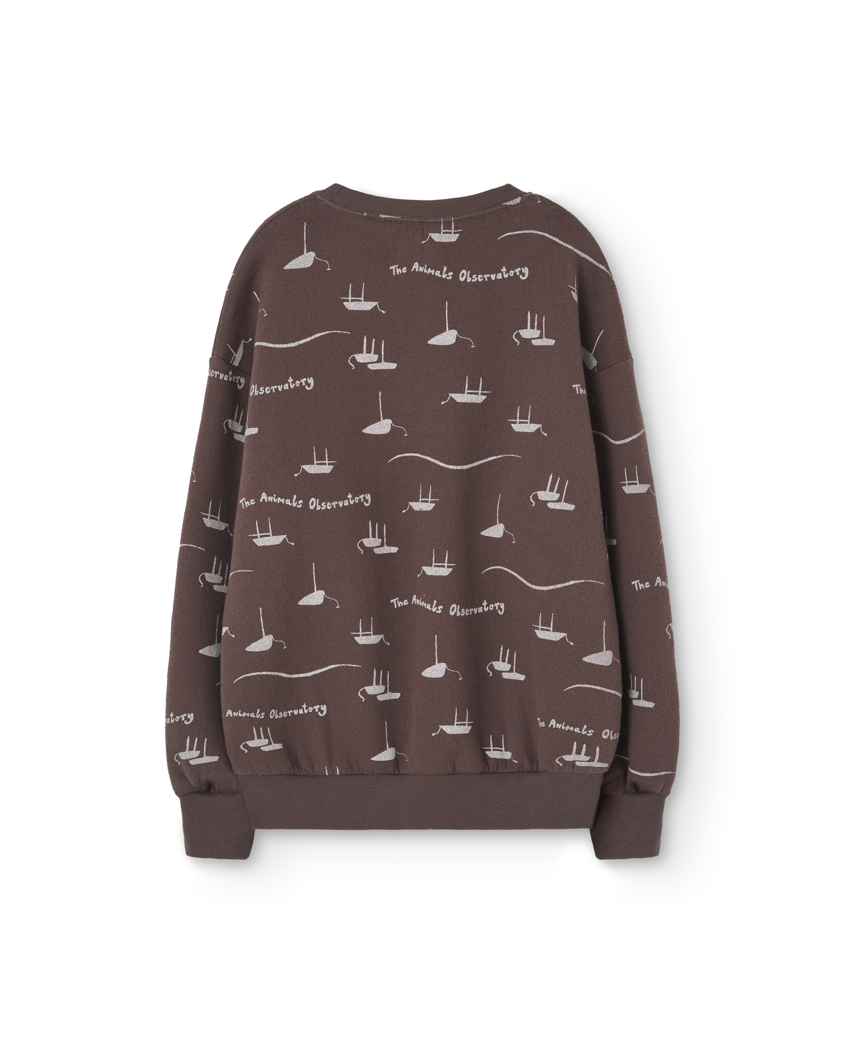 Walnut Boats Bear Sweatshirt PRODUCT BACK