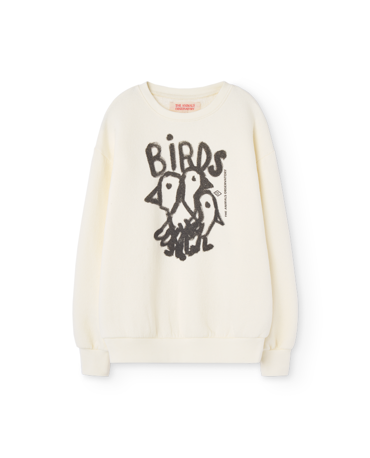 White Flock Bear Sweatshirt COVER