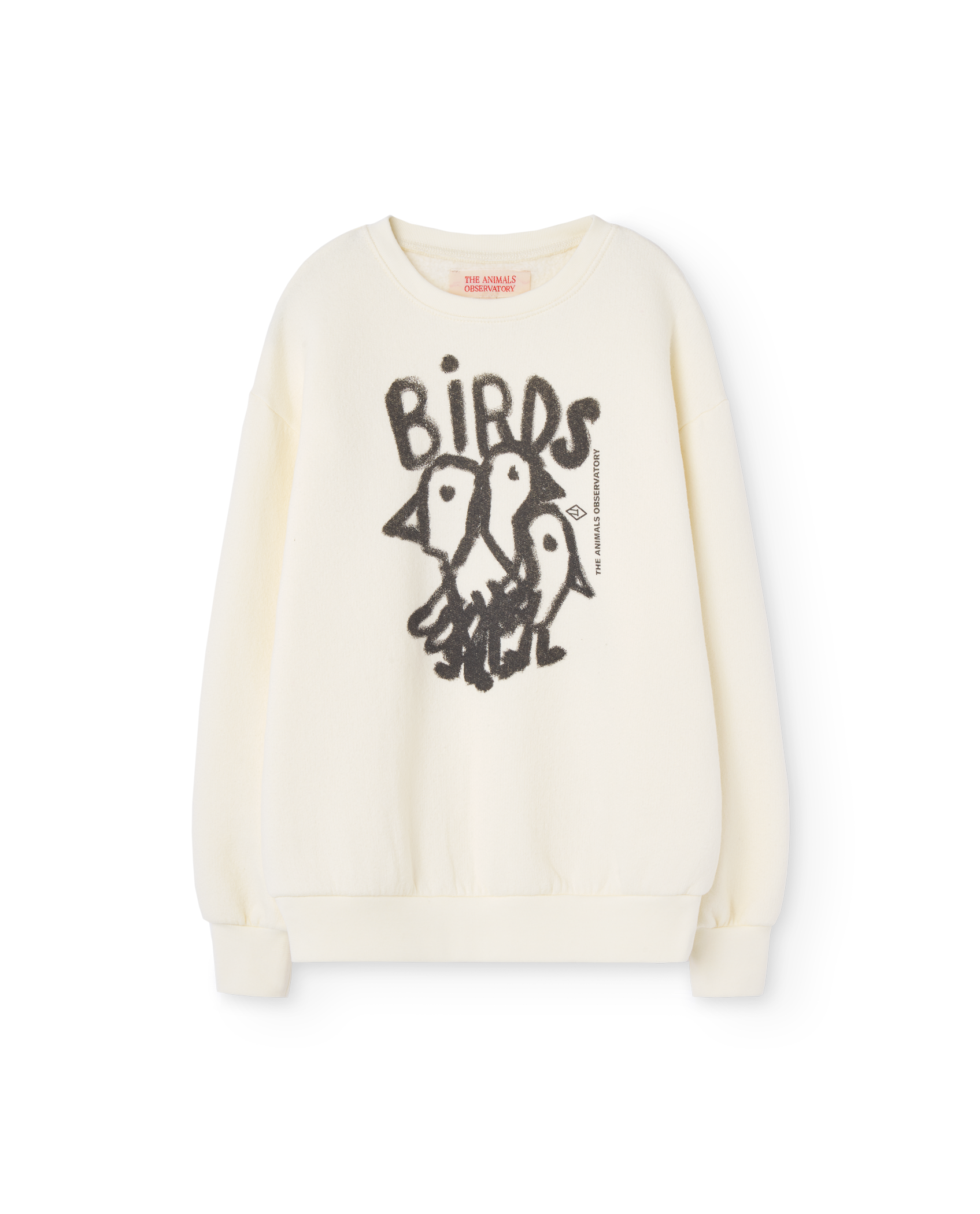 White Flock Bear Sweatshirt PRODUCT FRONT